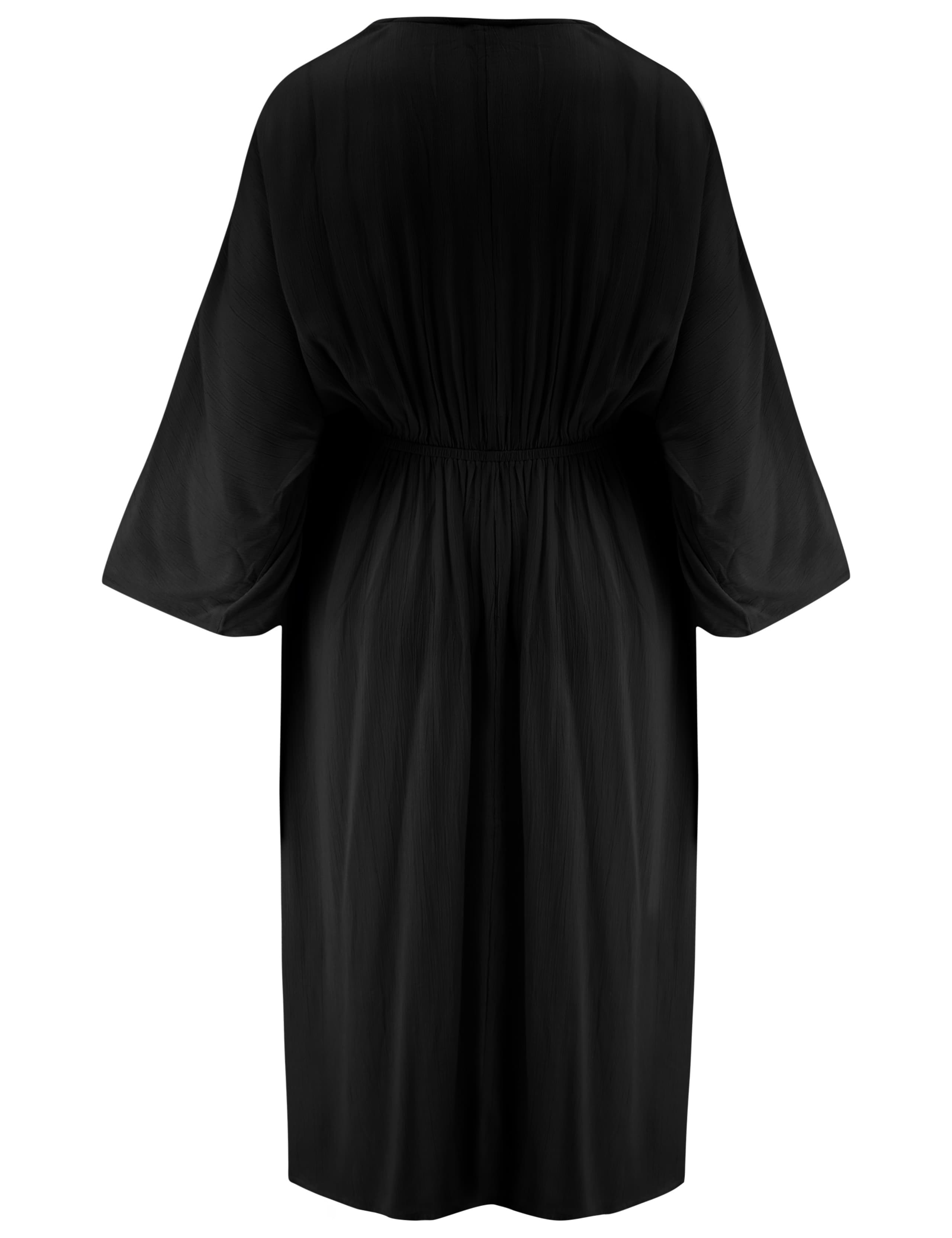 Crinkle O Ring Midi Beach Kaftan 6 of 6