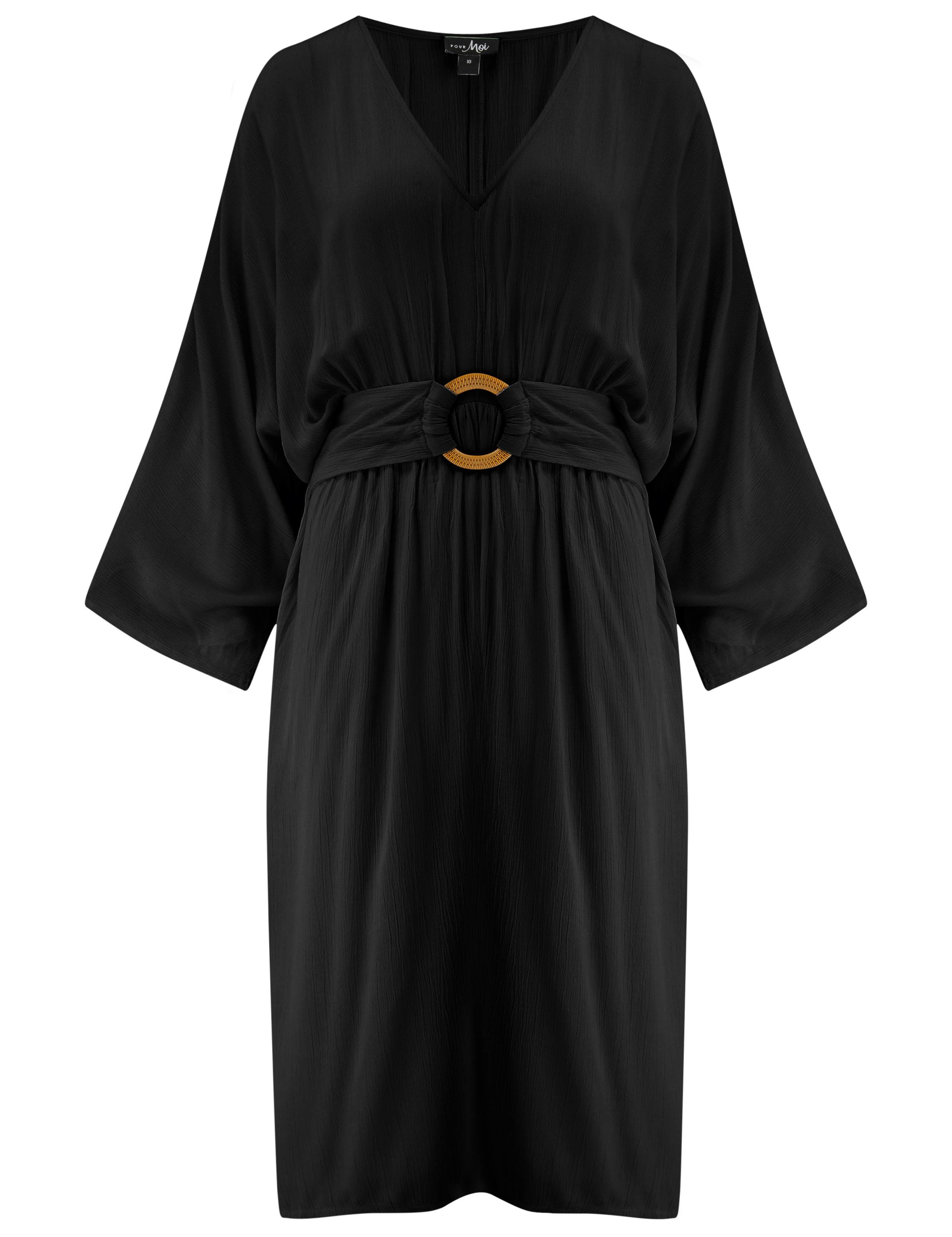 Crinkle V-Neck Beach Cover Up Kaftan 2 of 6