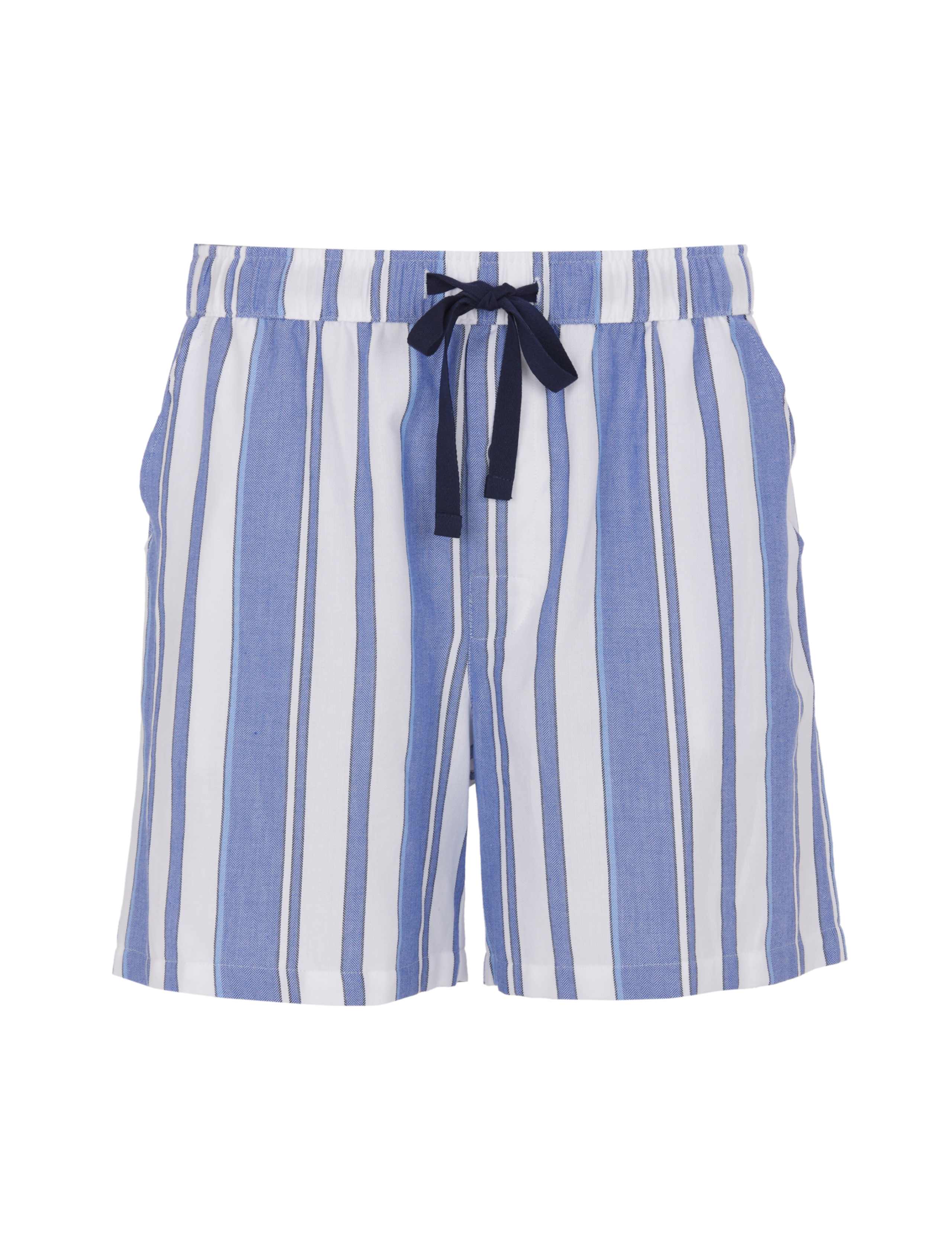 Pure Cotton Striped Pyjama Shorts 2 of 4