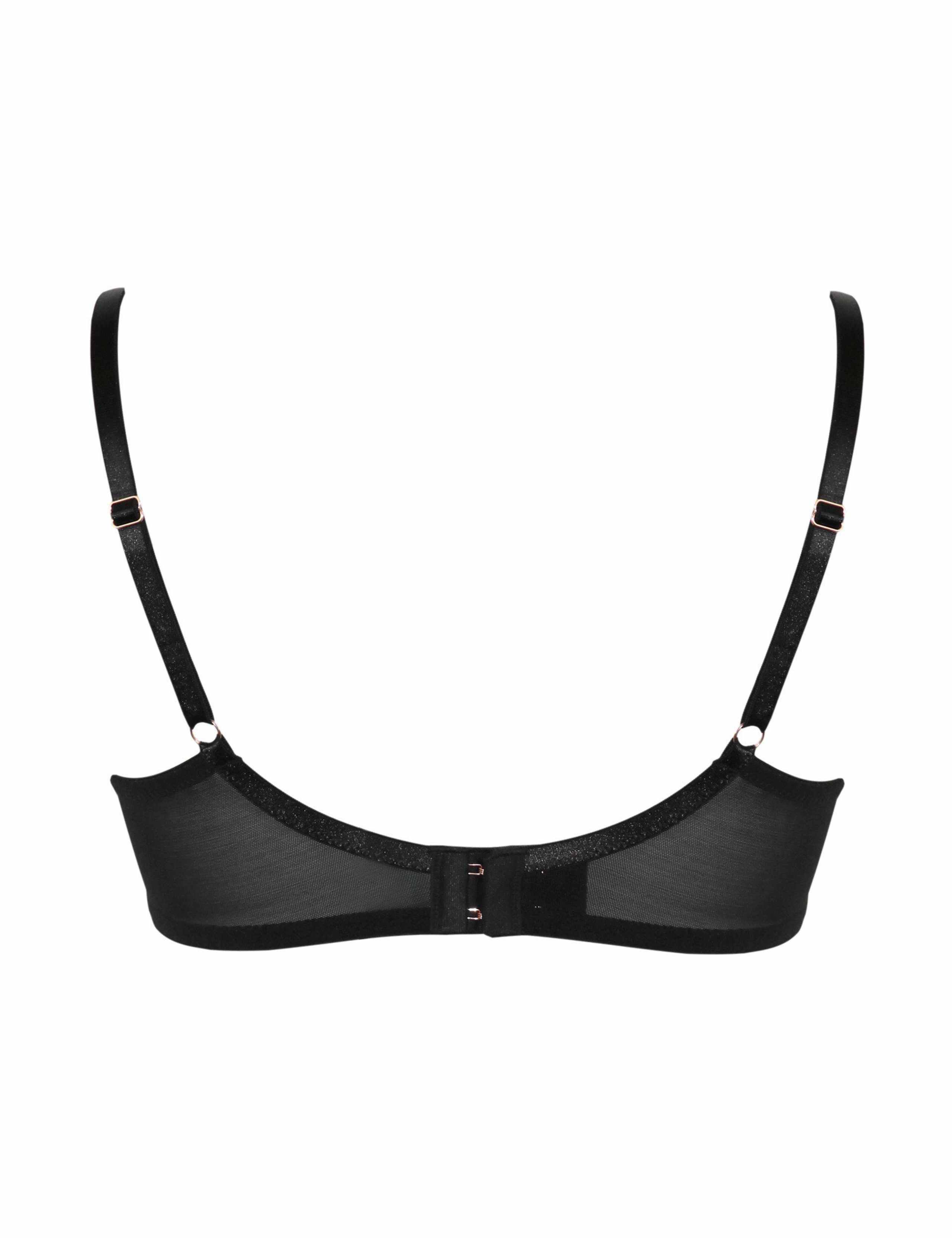 Mesh Embroidered Wired Full Cup Bra 9 of 9