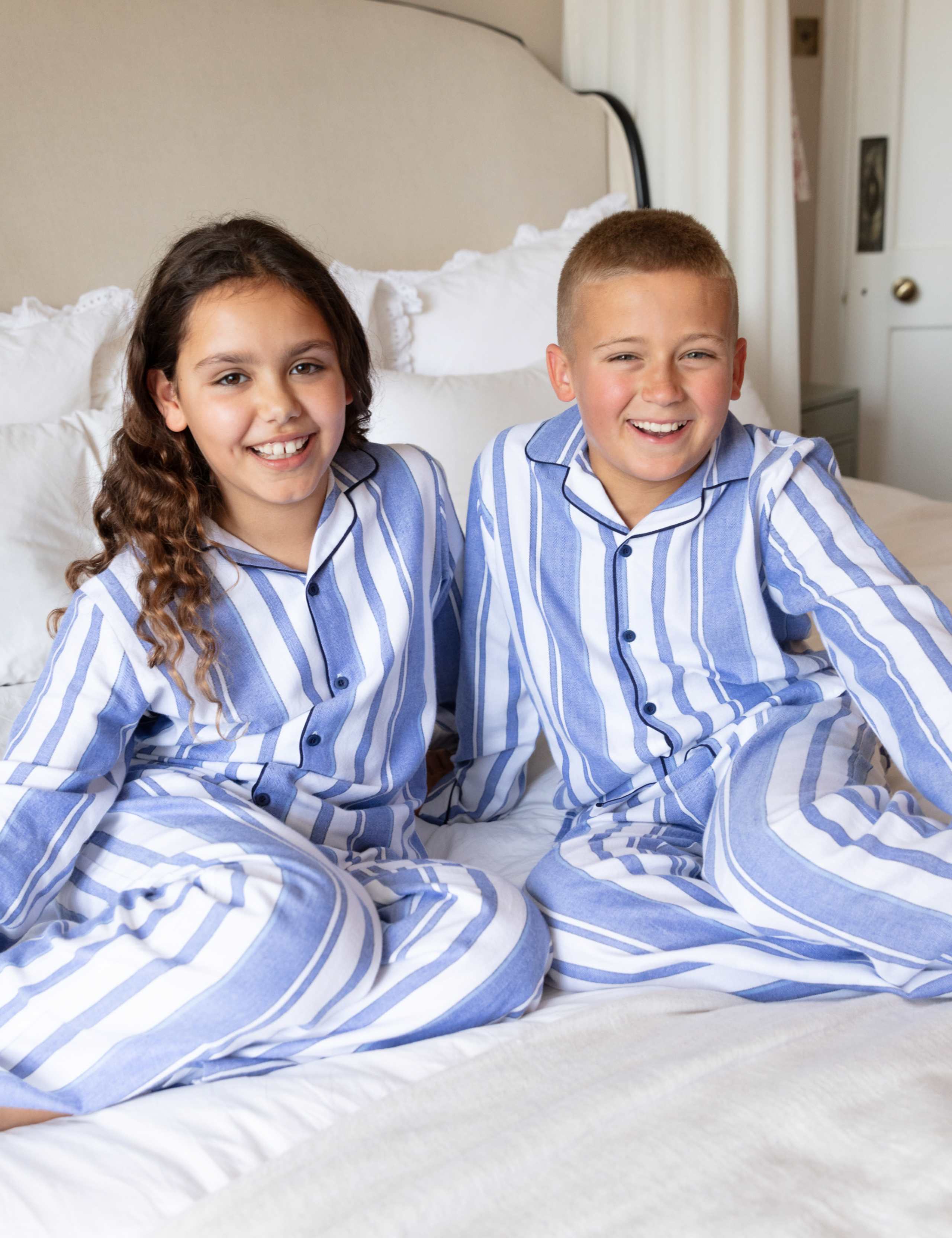Pure Cotton Striped Pyjamas (2-13 Yrs) 3 of 4