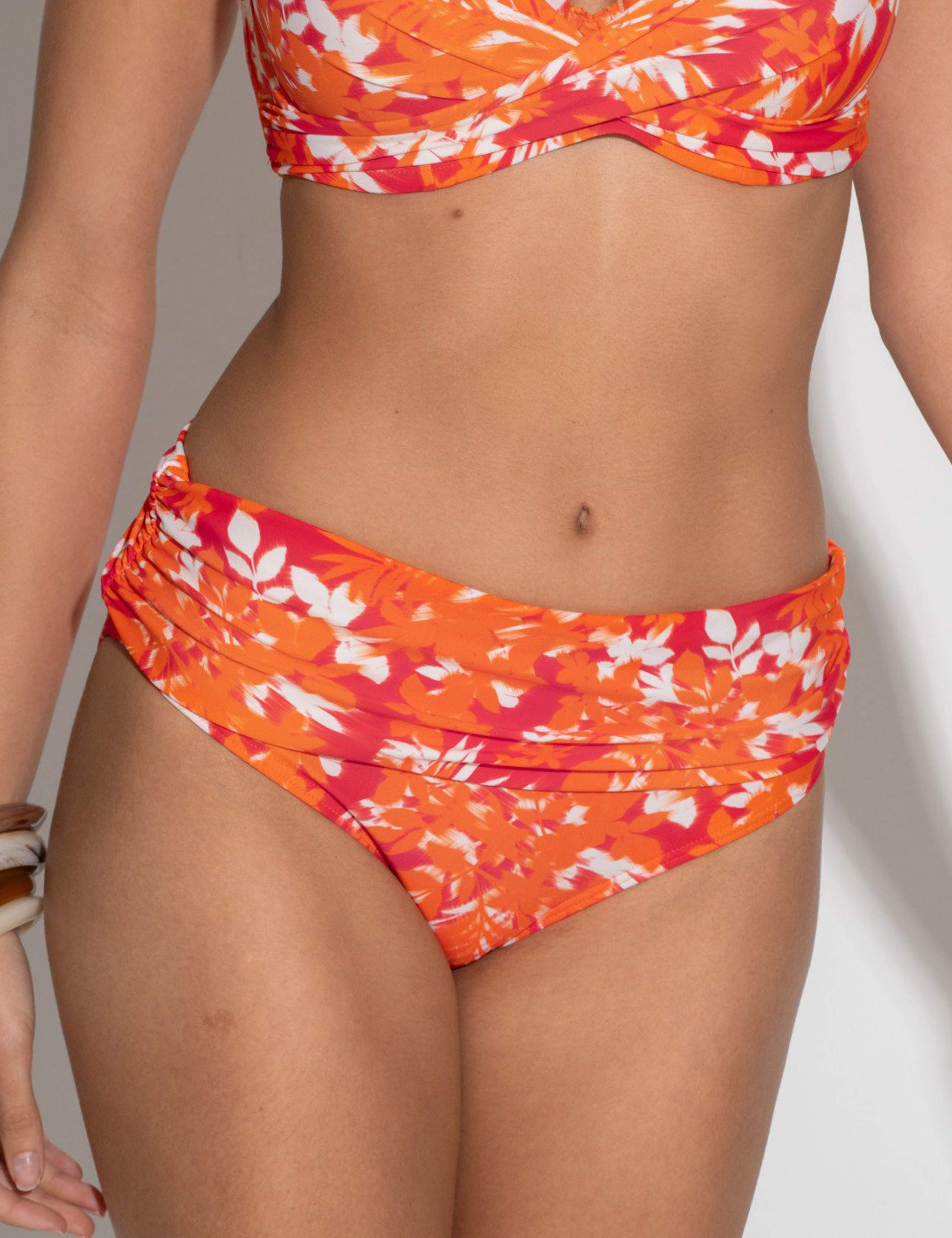 Free Spirit Floral Roll Top Bikini Bottoms 1 of 6