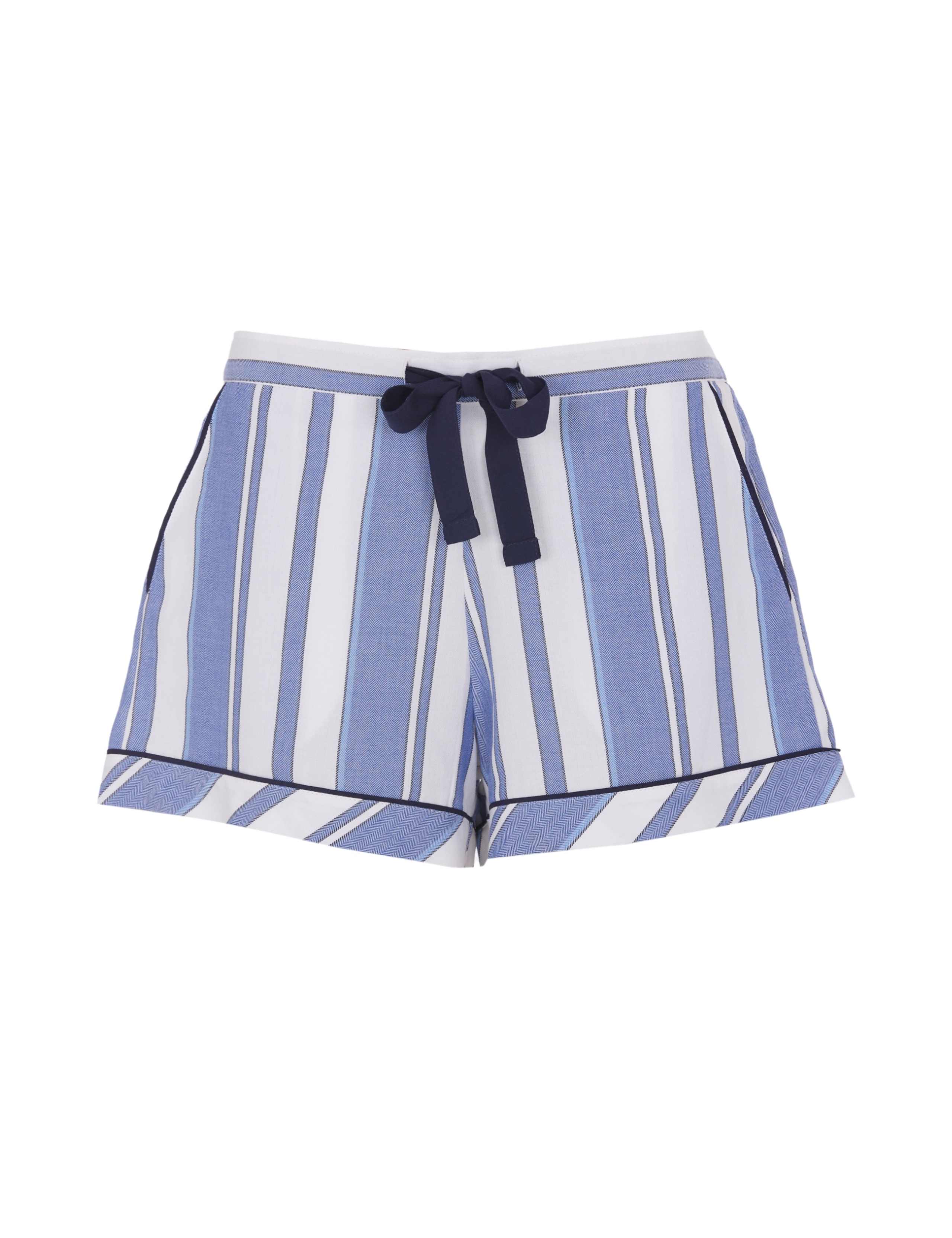 Pure Cotton Striped Pyjama Shorts 2 of 3