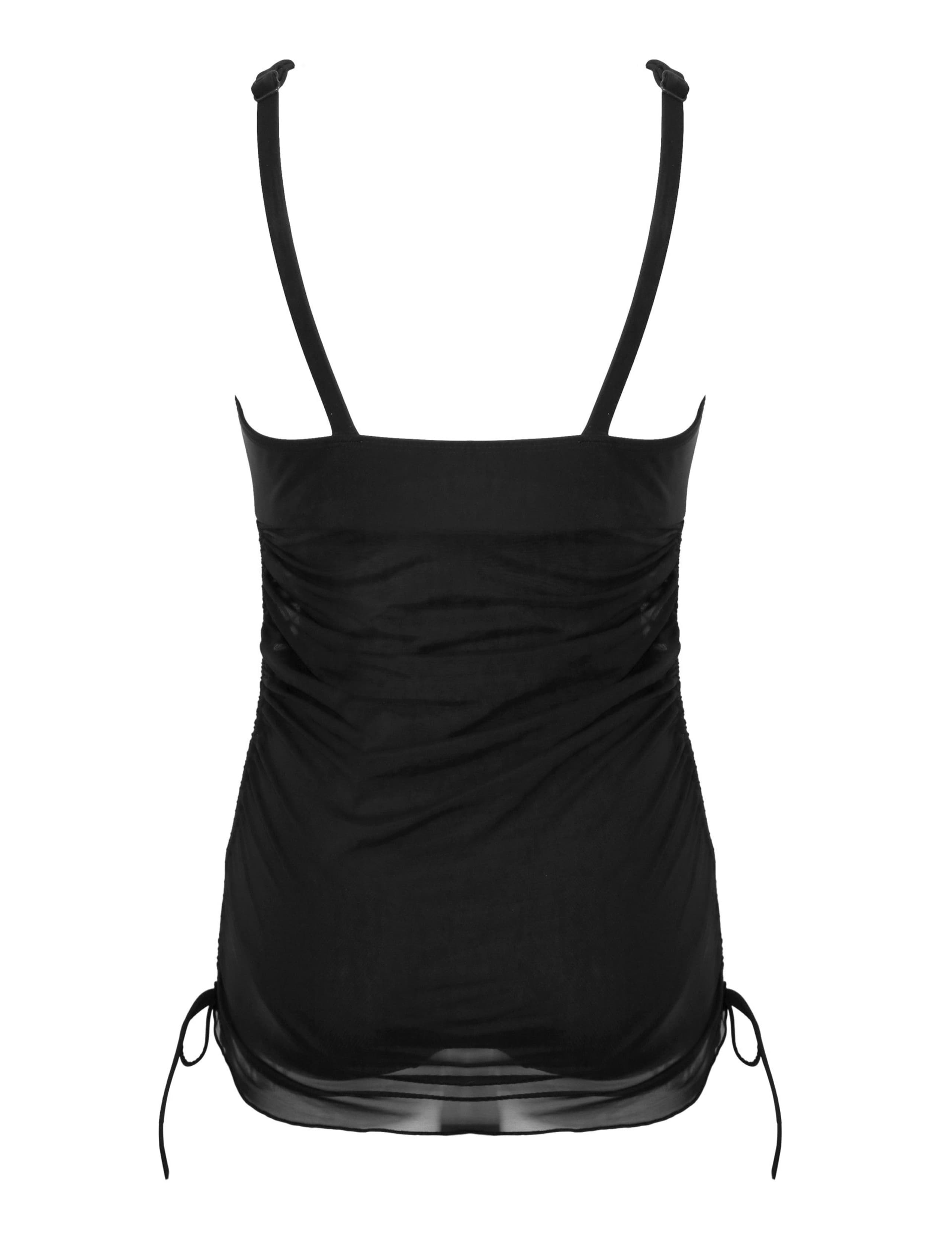 Dubai Mesh Adjustable Tummy Control Skirted Swimsuit 10 of 11