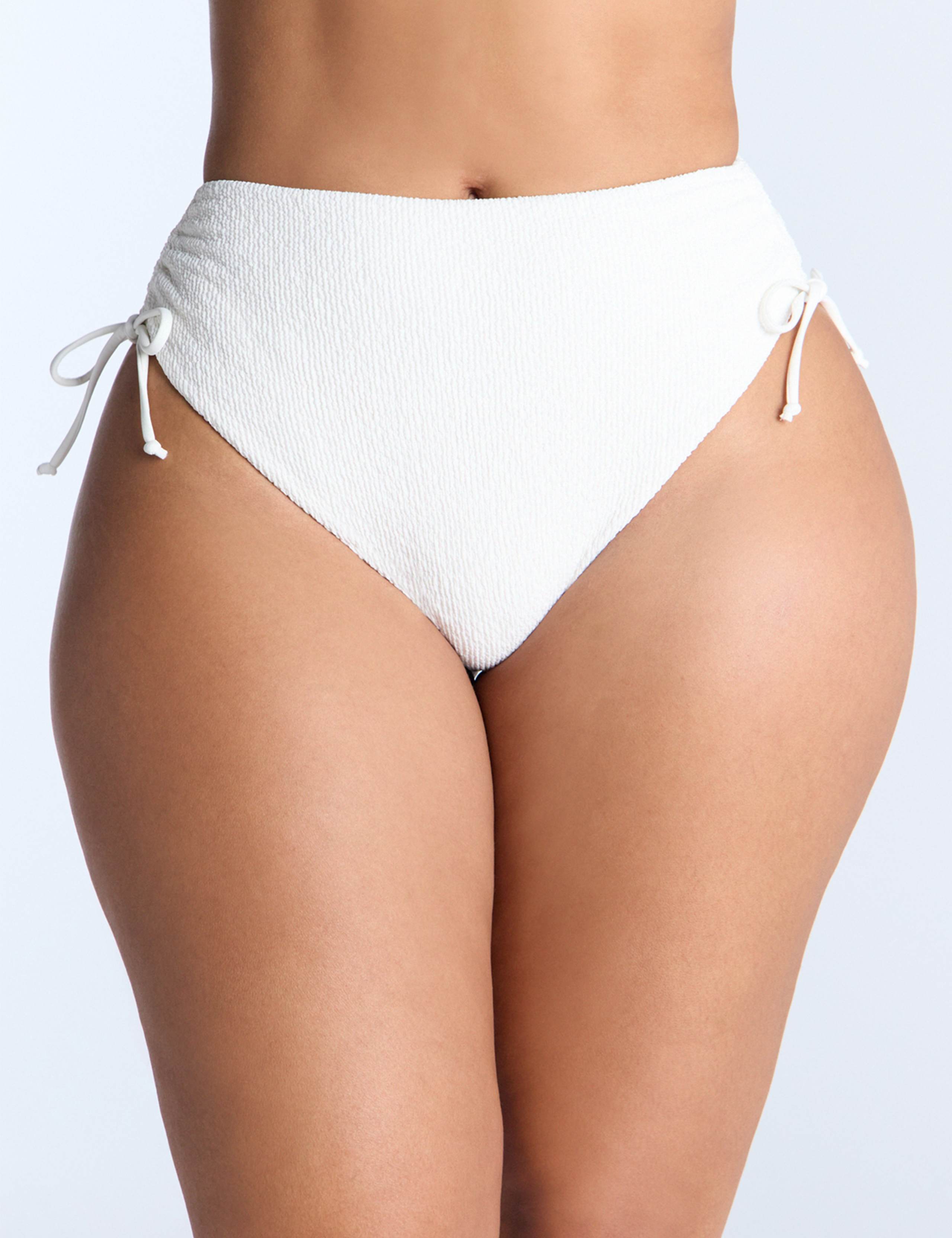Ibiza Textured High Waisted Bikini Bottoms 2 of 6