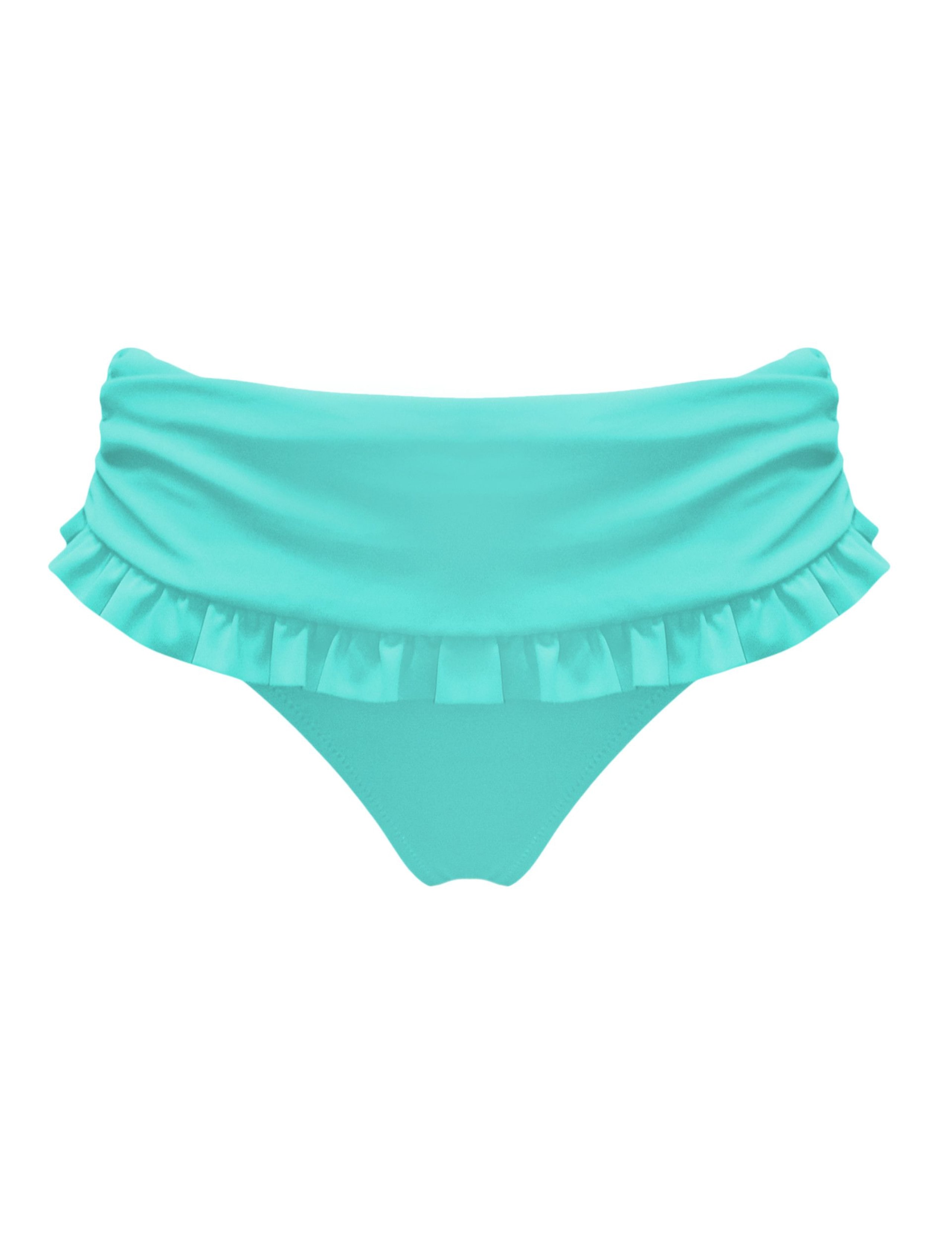 Ocean Breeze Frill Foldover Bikini Bottoms 2 of 6