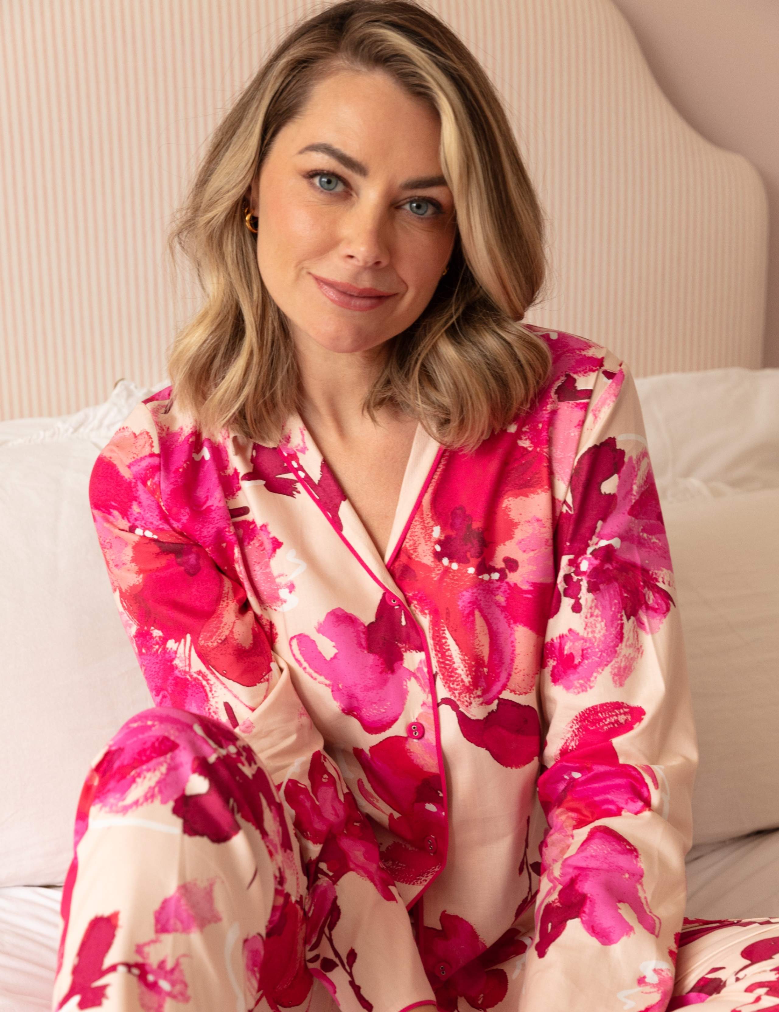 Cotton Modal Floral Pyjama Top 3 of 4