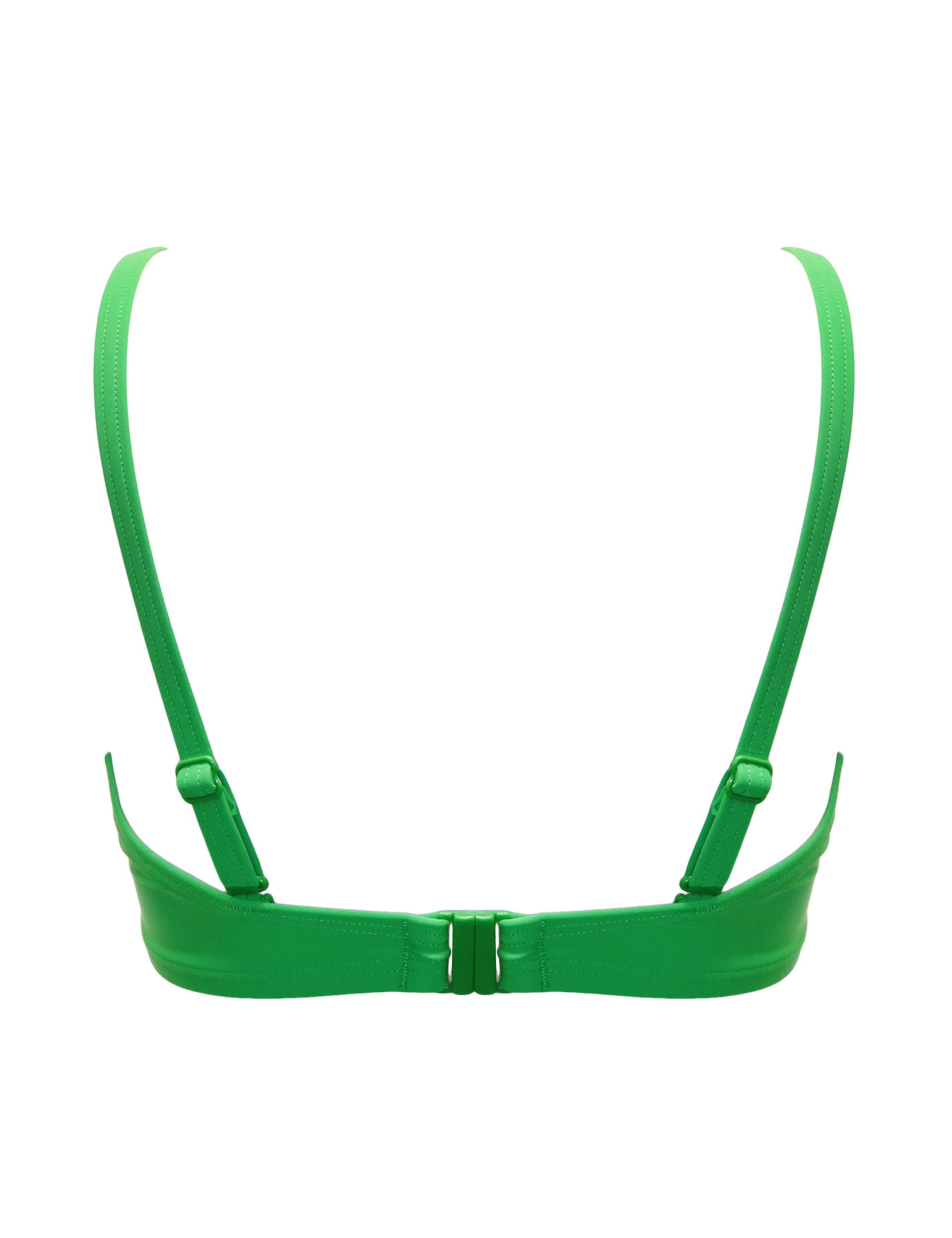 Free Spirit Wired Padded Plunge Bikini Top B-G 8 of 8