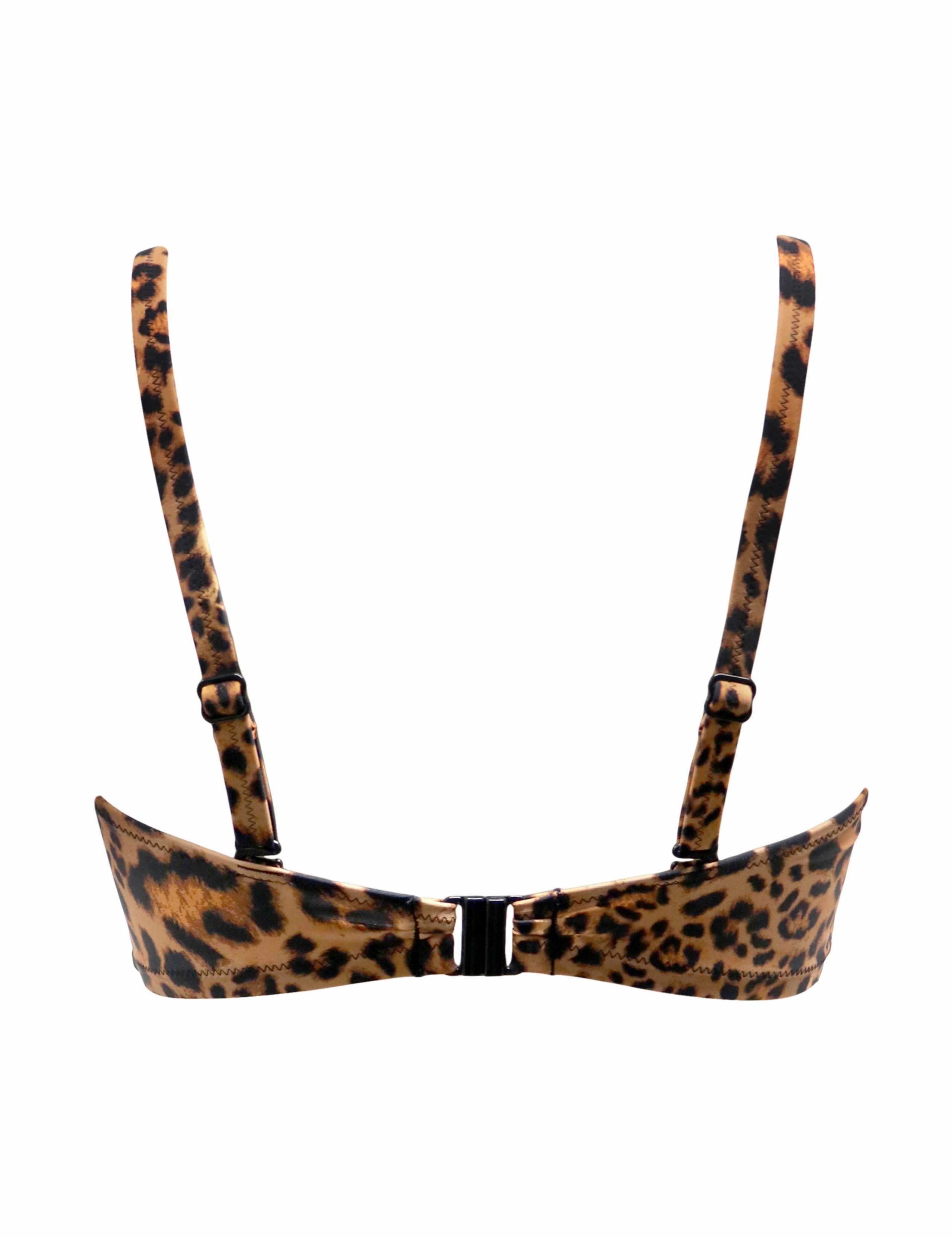 Free Spirit Animal Print Wired Square Neck Bikini Top 8 of 9