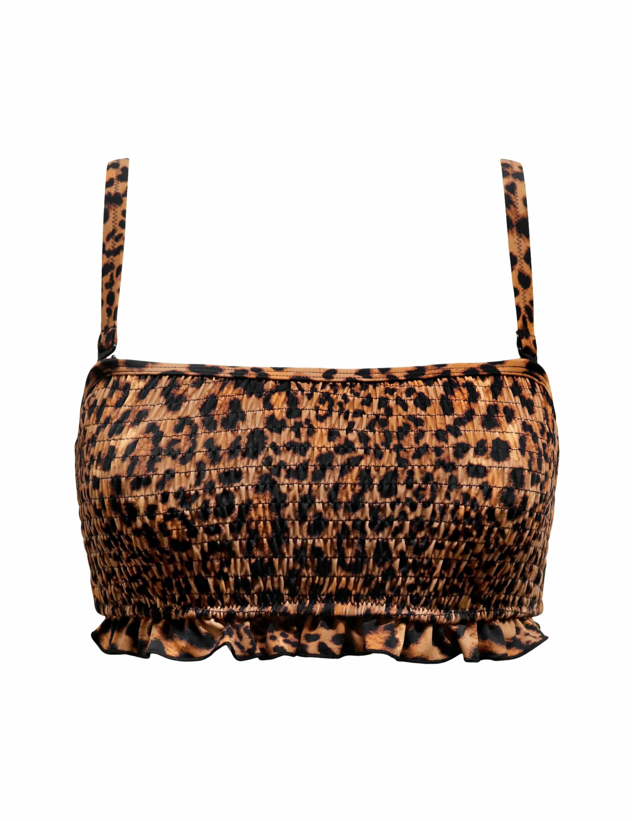 Free Spirit Animal Print Wired Square Neck Bikini Top 2 of 9