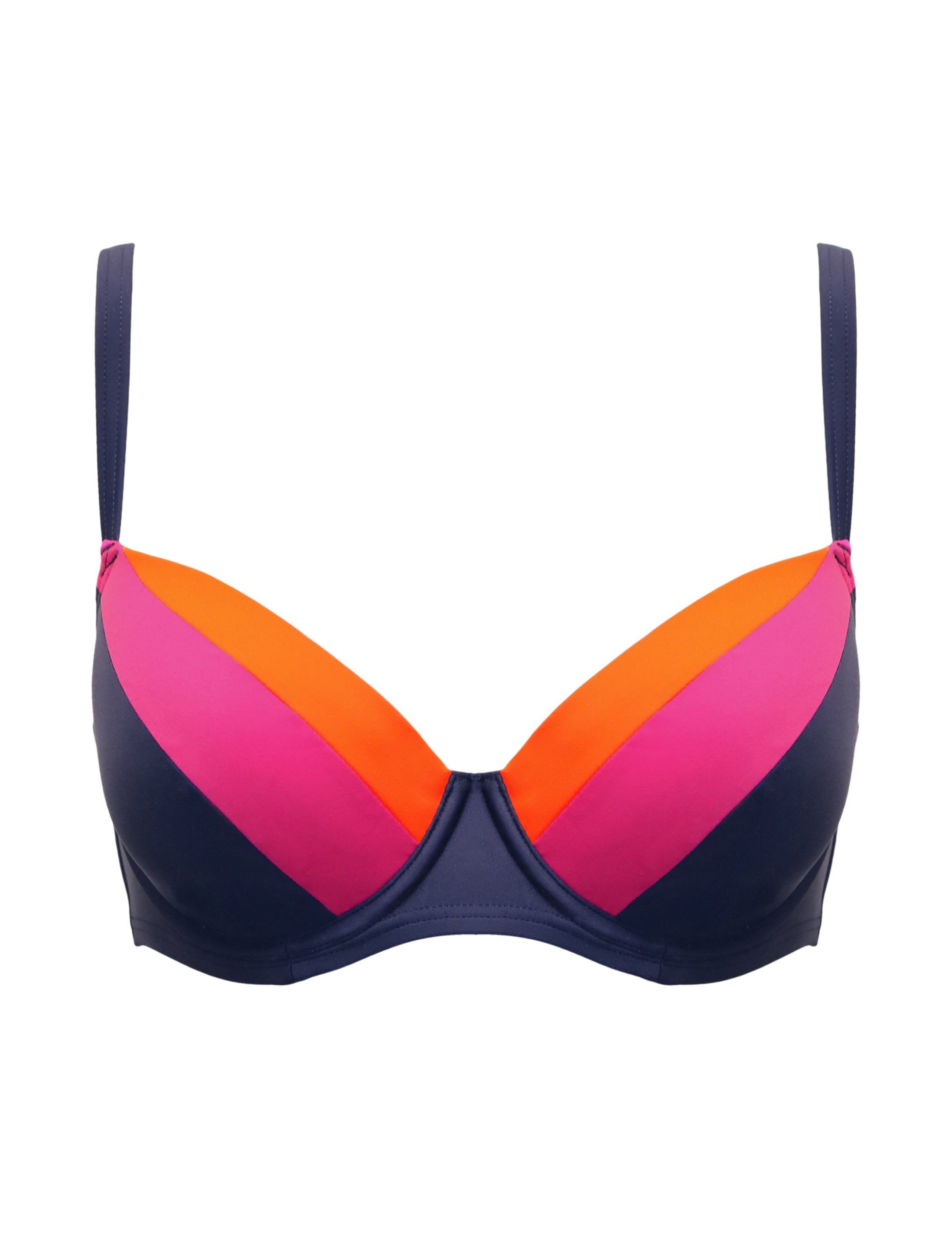 Palm Springs Wired Padded Plunge Bikini Top C-G 2 of 9