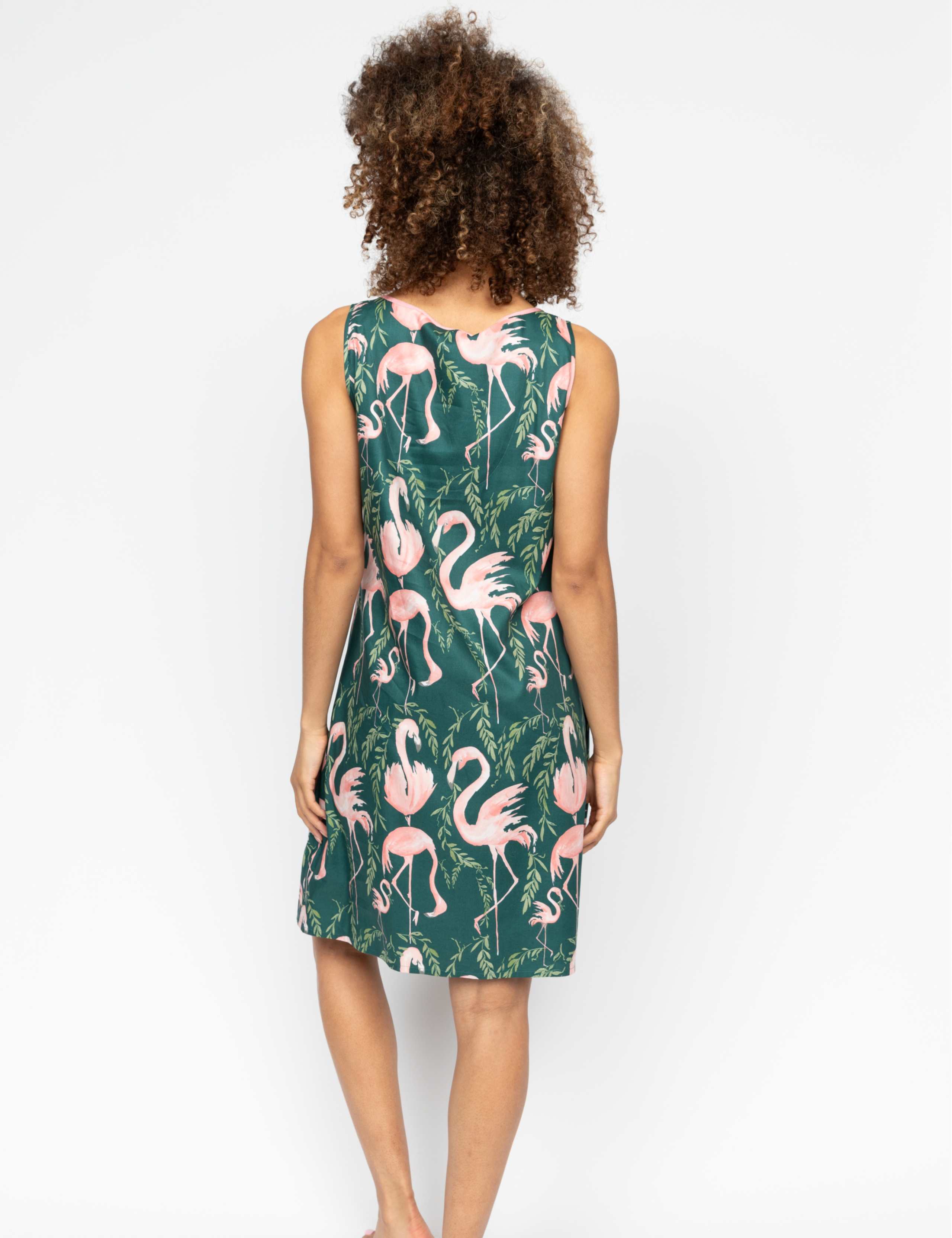 Cotton Modal Flamingo Chemise 4 of 4