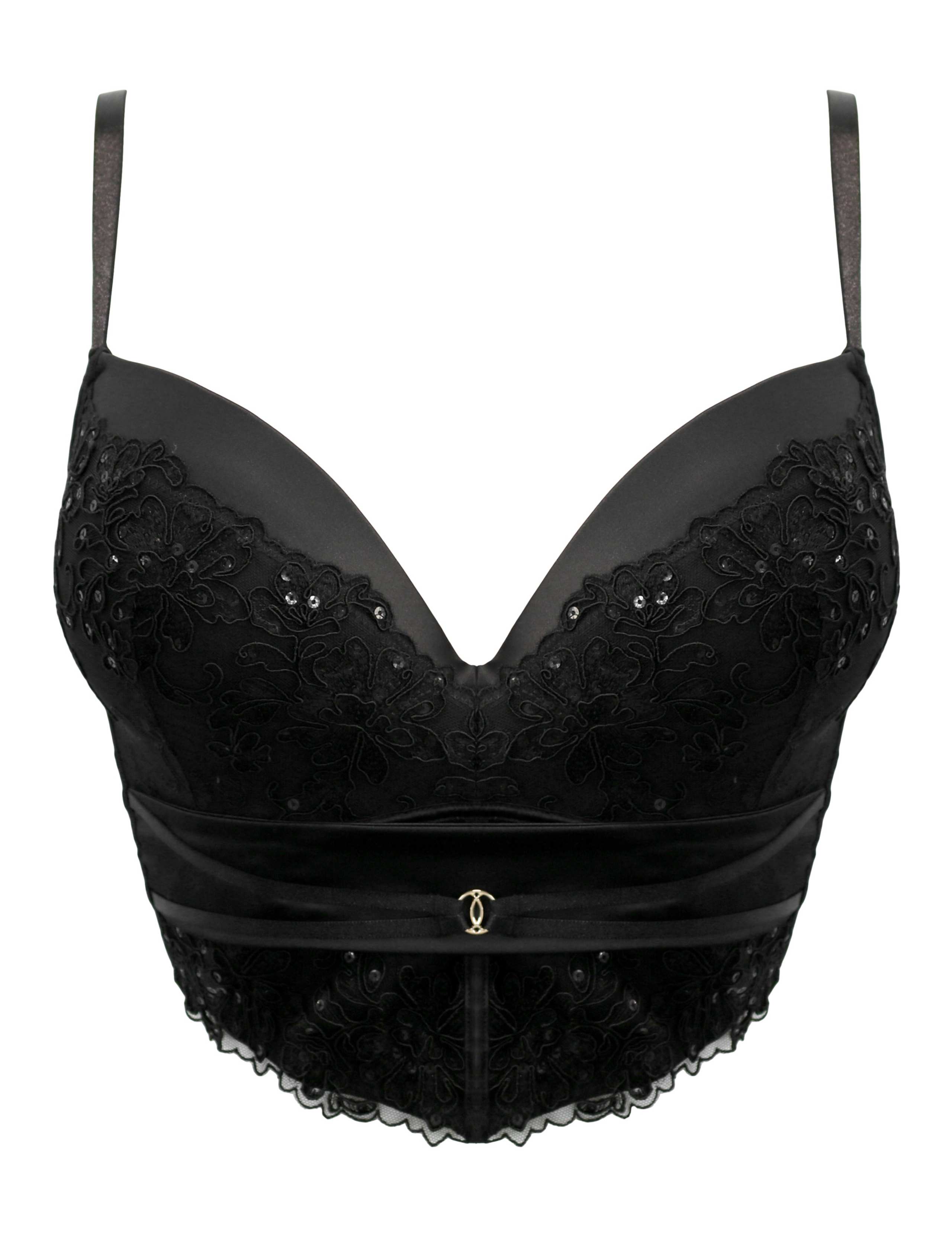 Intense Sequin Push-Up Longline Bra (B-F) 2 of 7