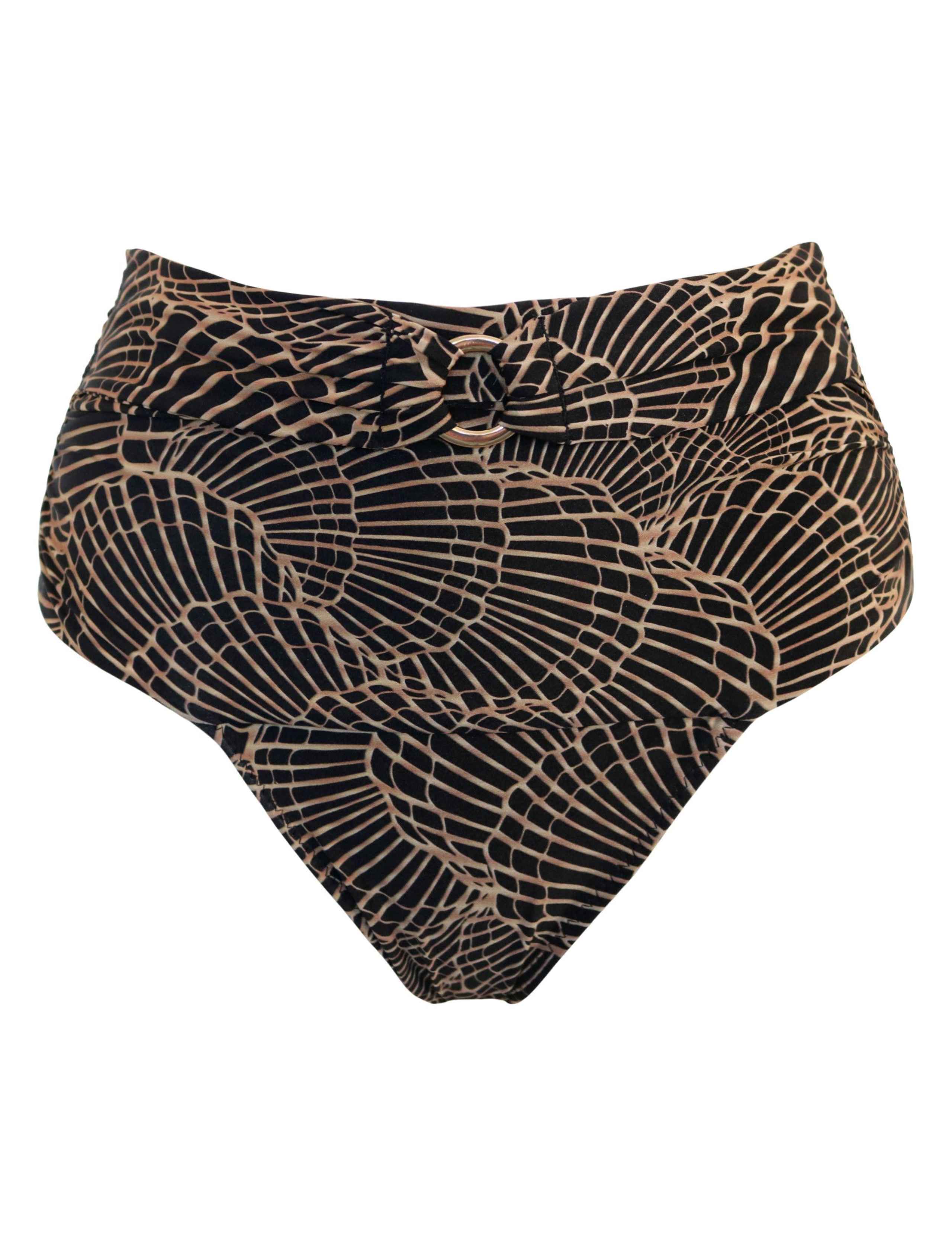 Samoa Printed High Waisted Bikini Bottoms 2 of 8