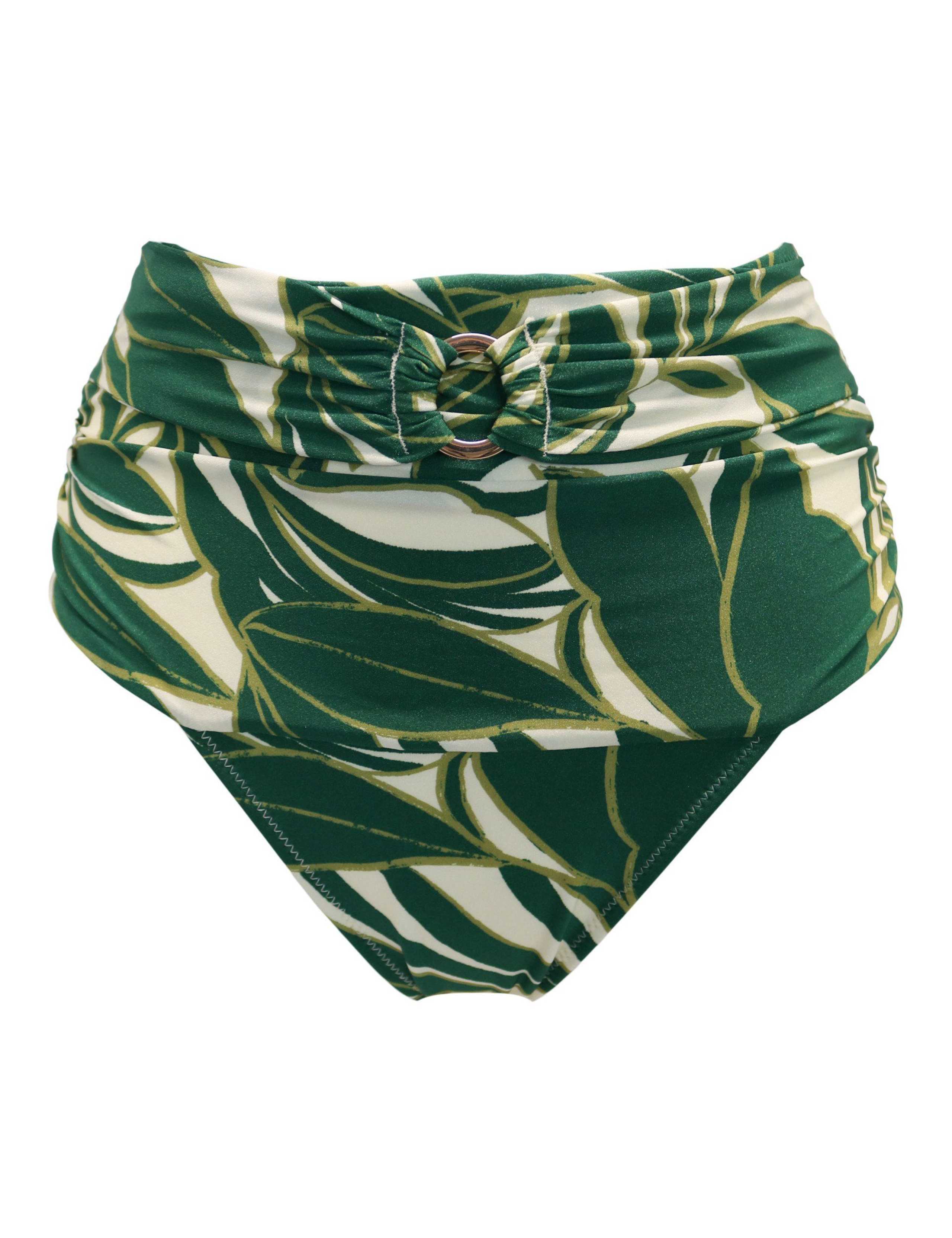 Samoa Printed High Waisted Bikini Bottoms 2 of 6