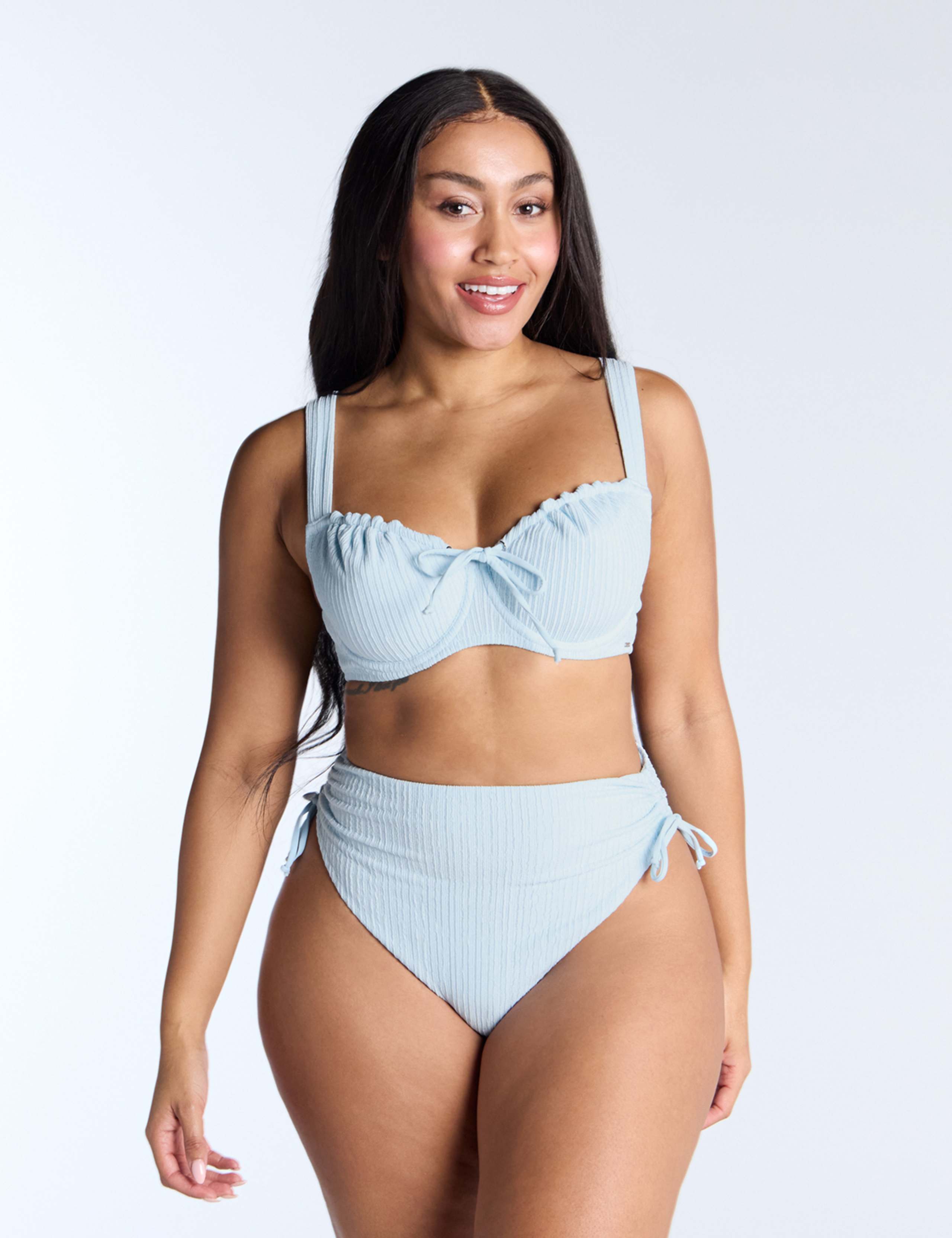 Amalfi Textured Wired Bikini Top (B-FF) 1 of 4