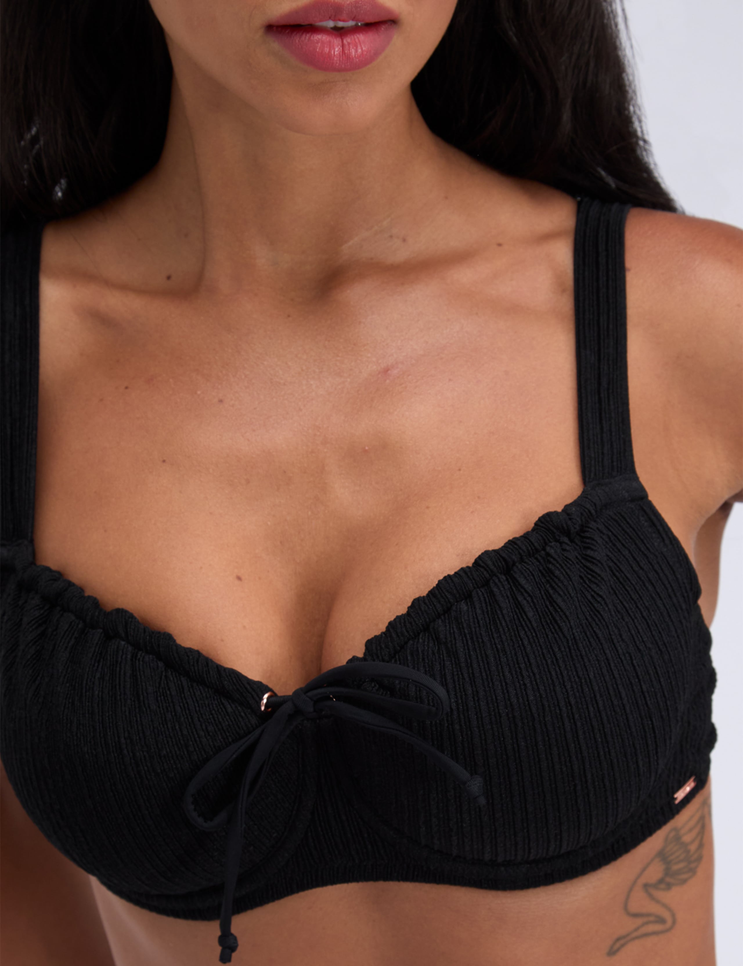 Amalfi Textured Wired Bikini Top (B-FF) 1 of 5