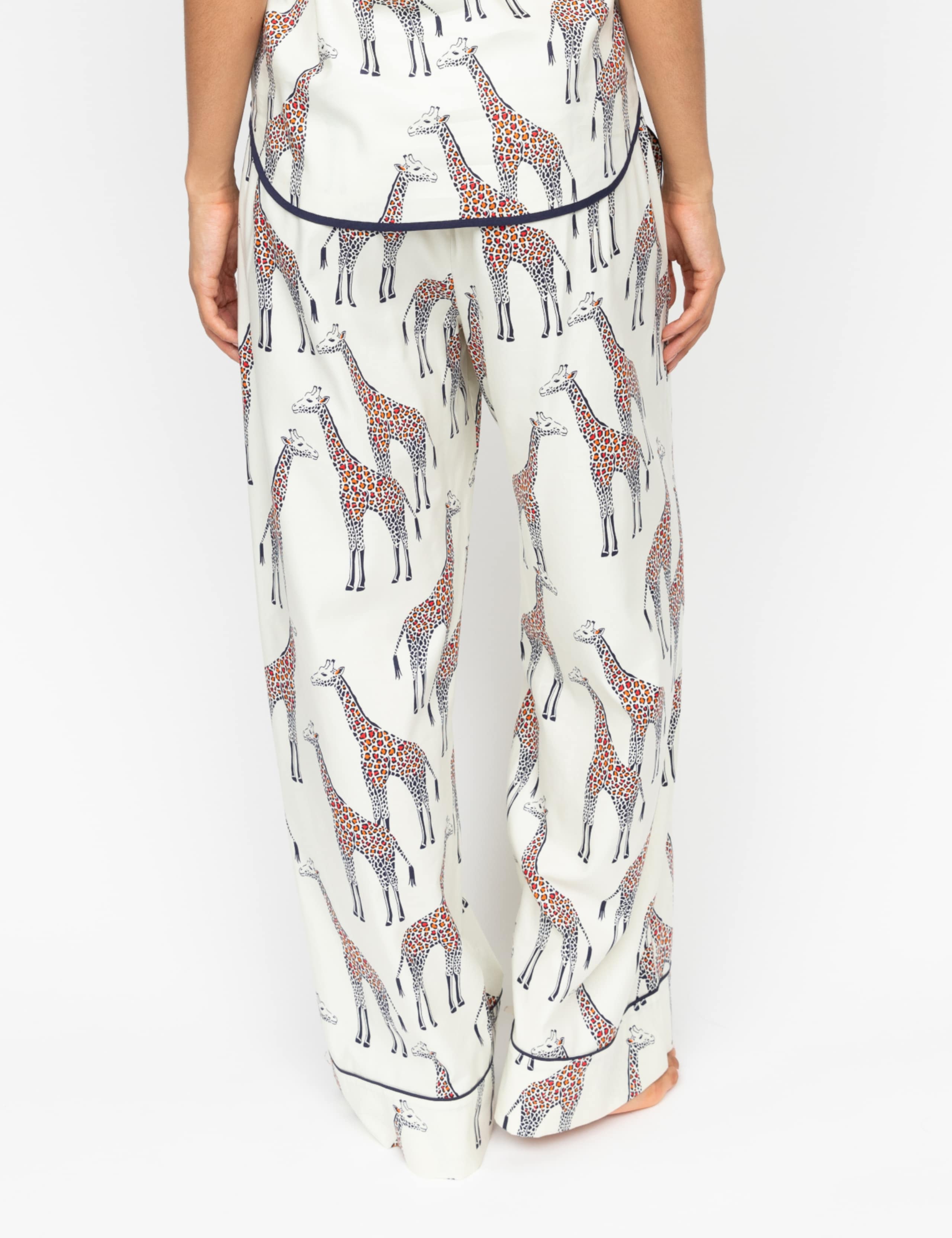 Cotton Modal Giraffe Print Pyjama Bottoms 3 of 4
