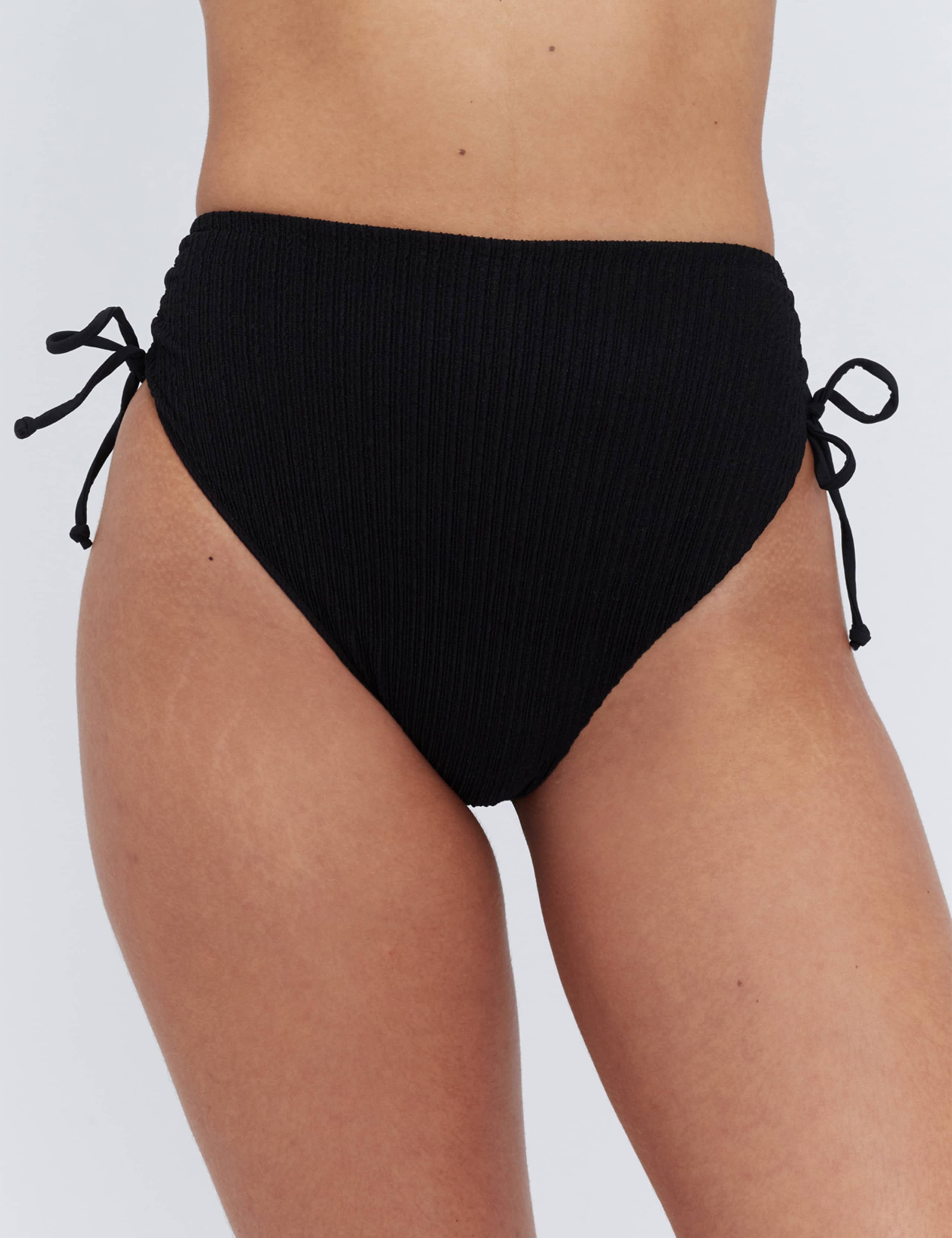 Amalfi Textured High Waisted Bikini Bottoms 1 of 5