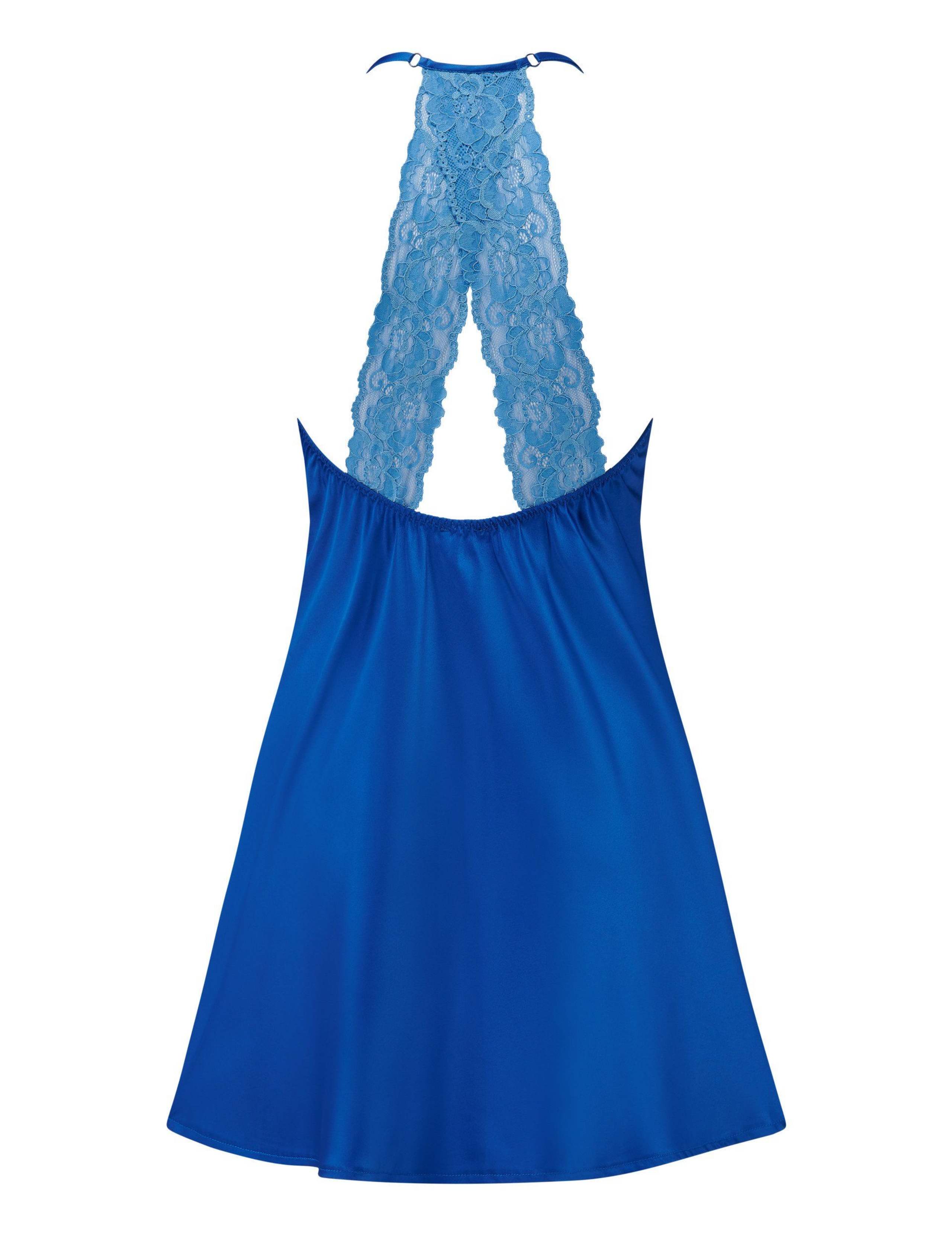 Dusk Satin Lace Trim Strappy Chemise 8 of 8