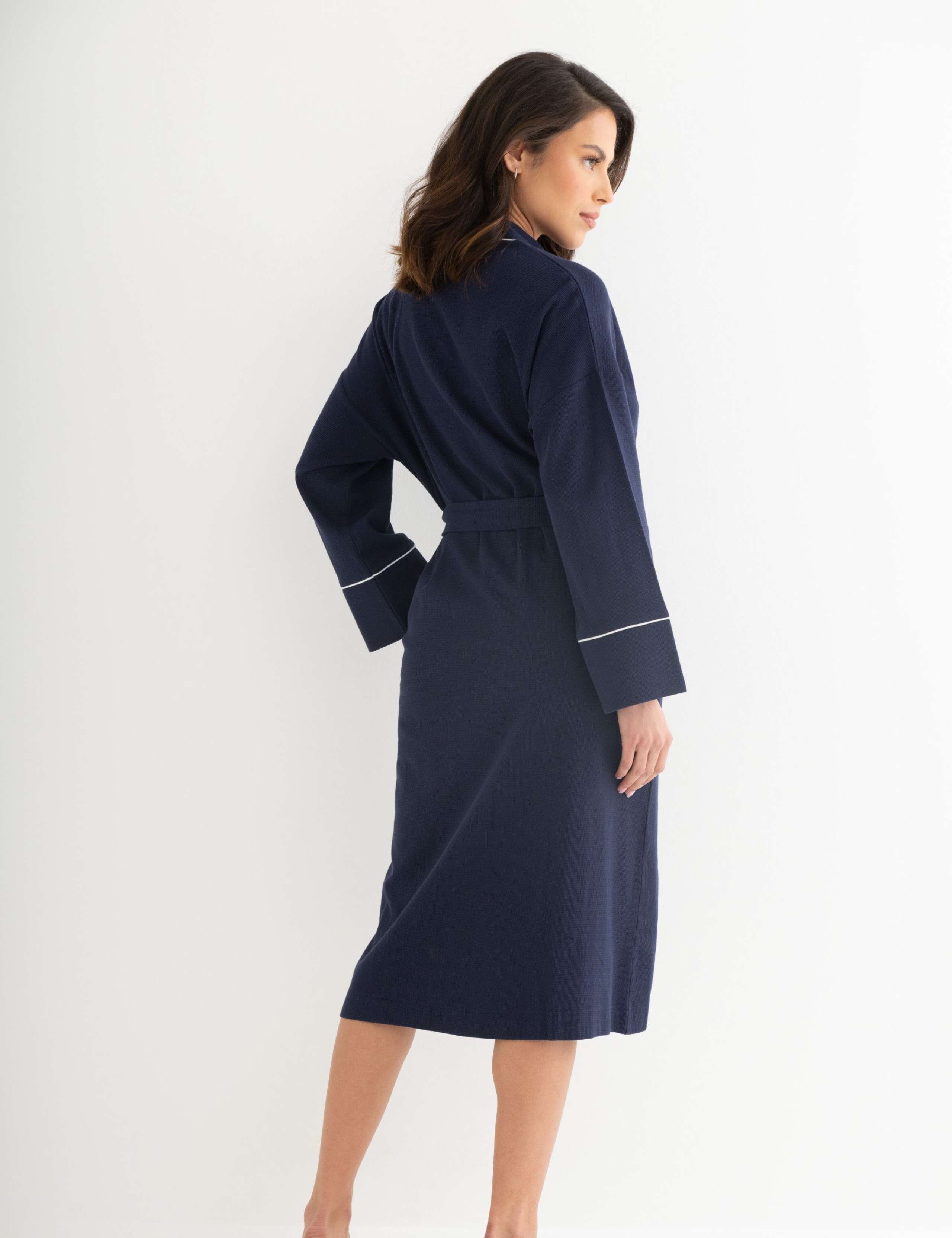 Love to Lounge Cotton Rich Dressing Gown 6 of 8