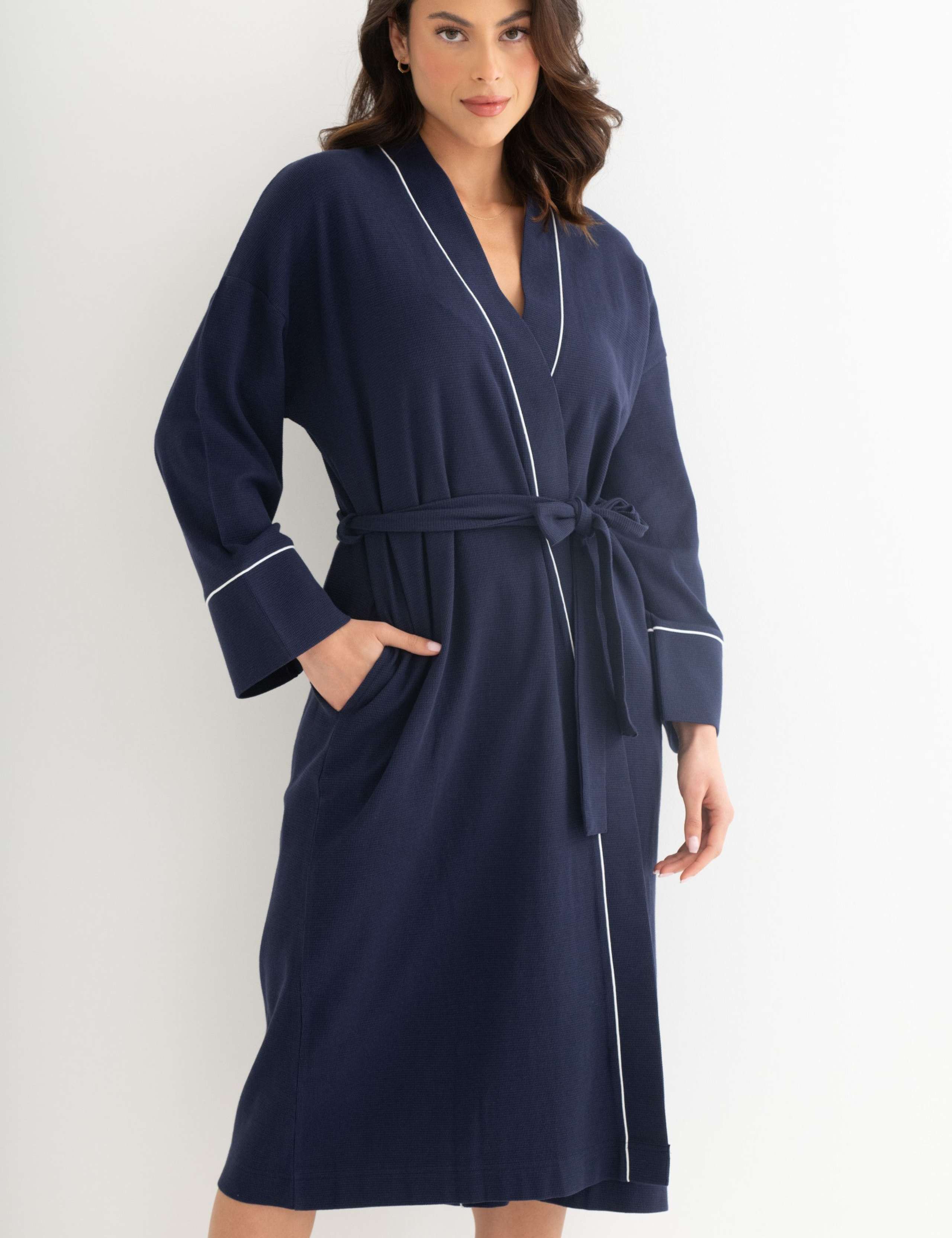Love to Lounge Cotton Rich Dressing Gown 7 of 8