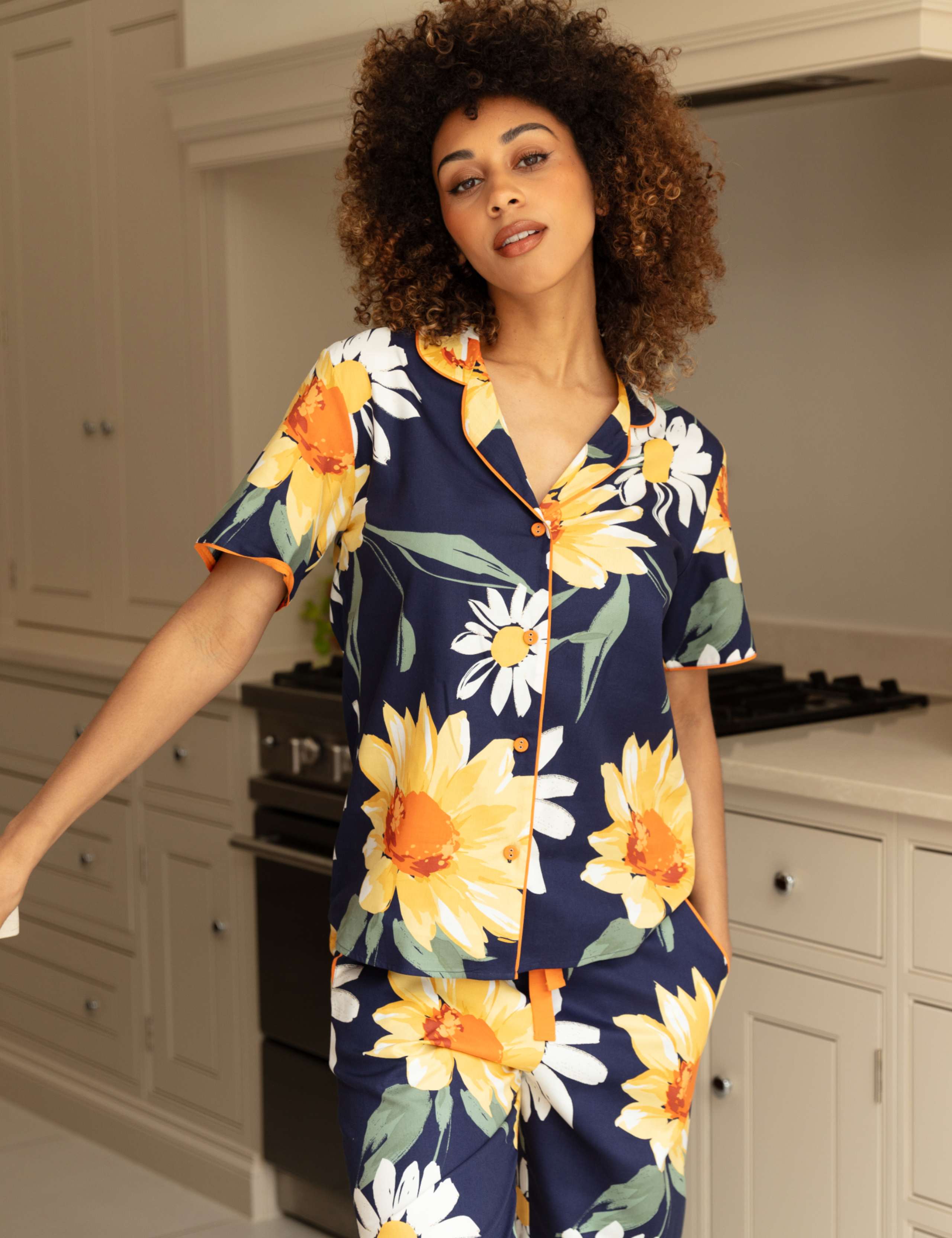 Cotton Modal Floral Pyjama Bottoms 3 of 4