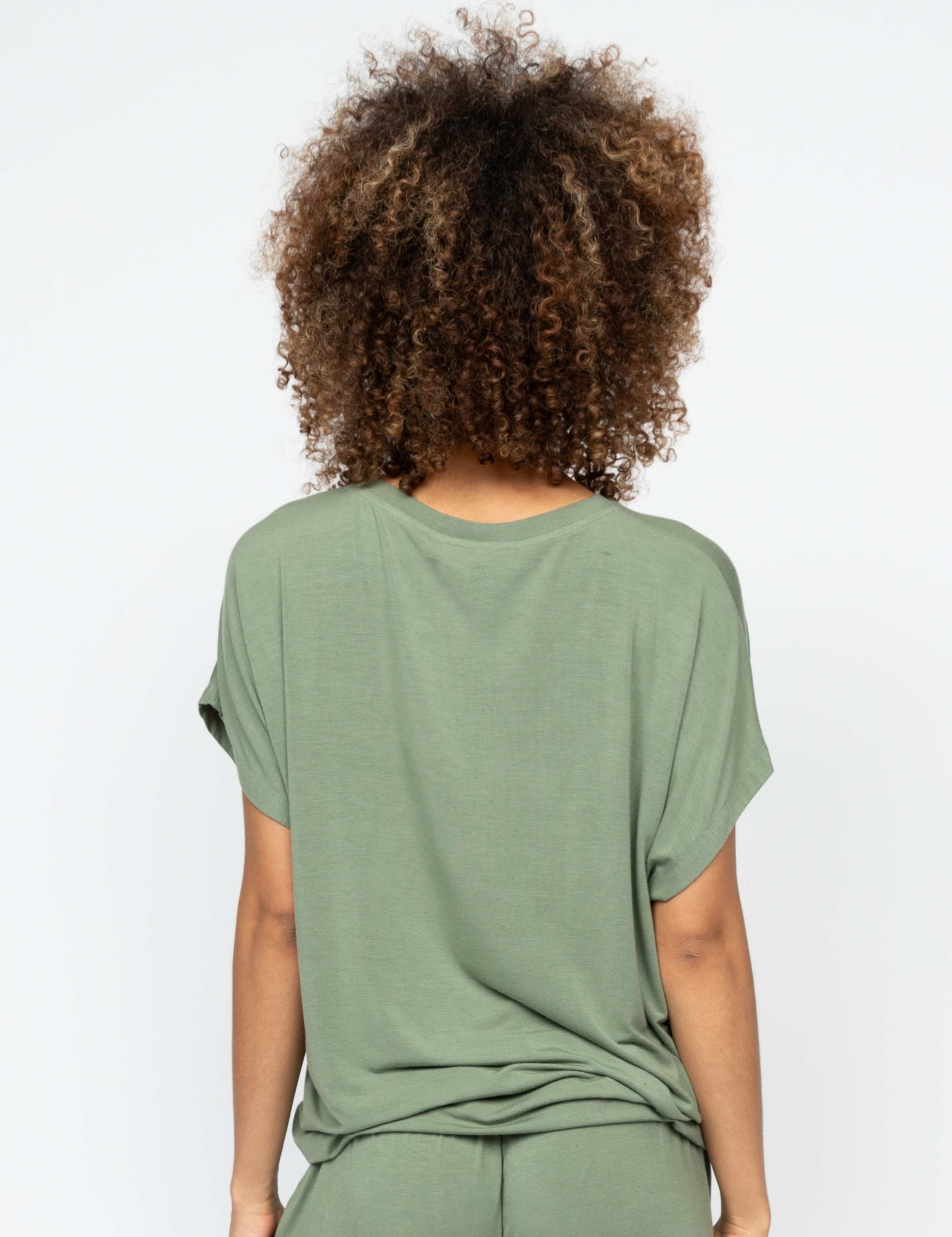 Jersey Cap Sleeve Pyjama Top 4 of 4