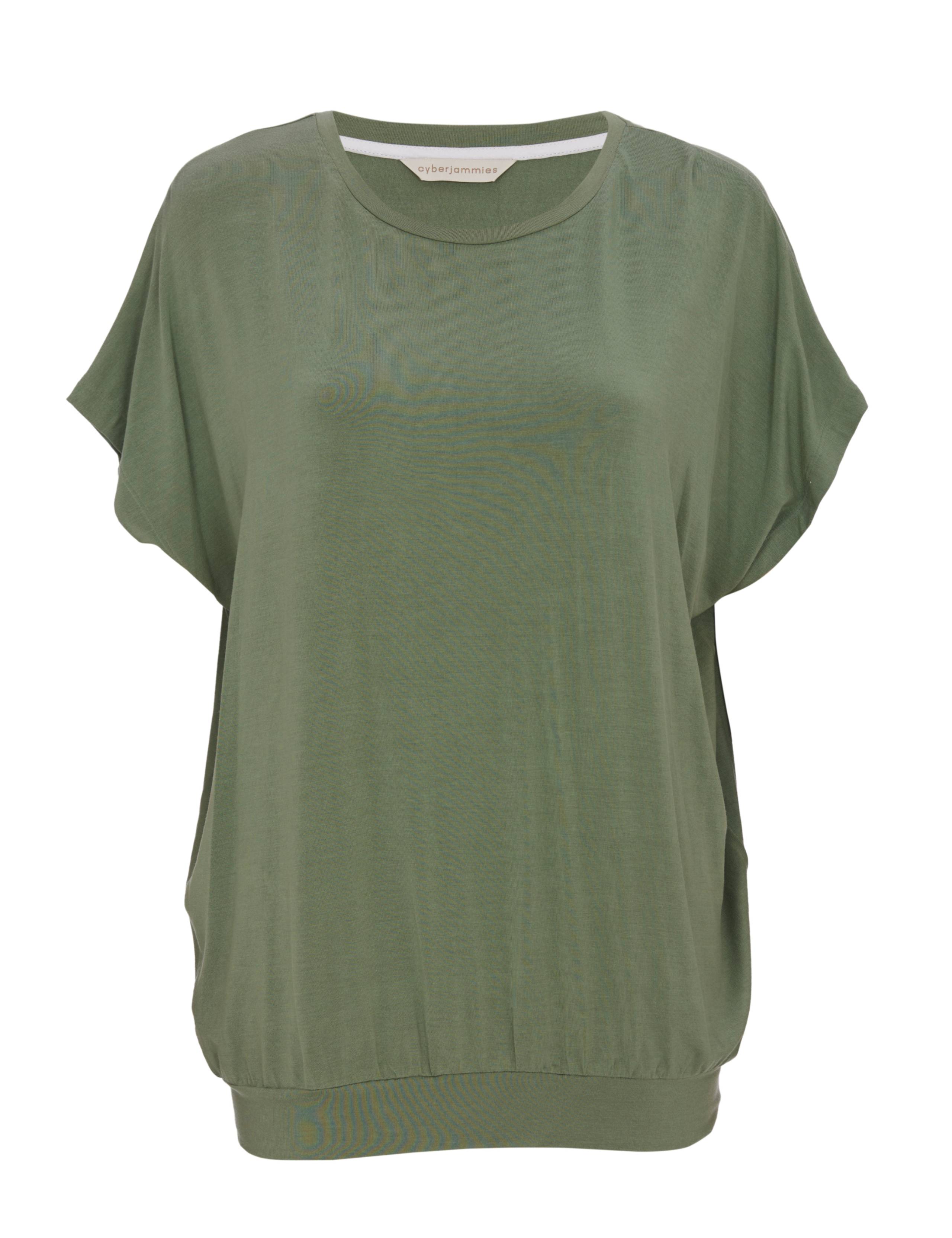 Jersey Cap Sleeve Pyjama Top 2 of 4