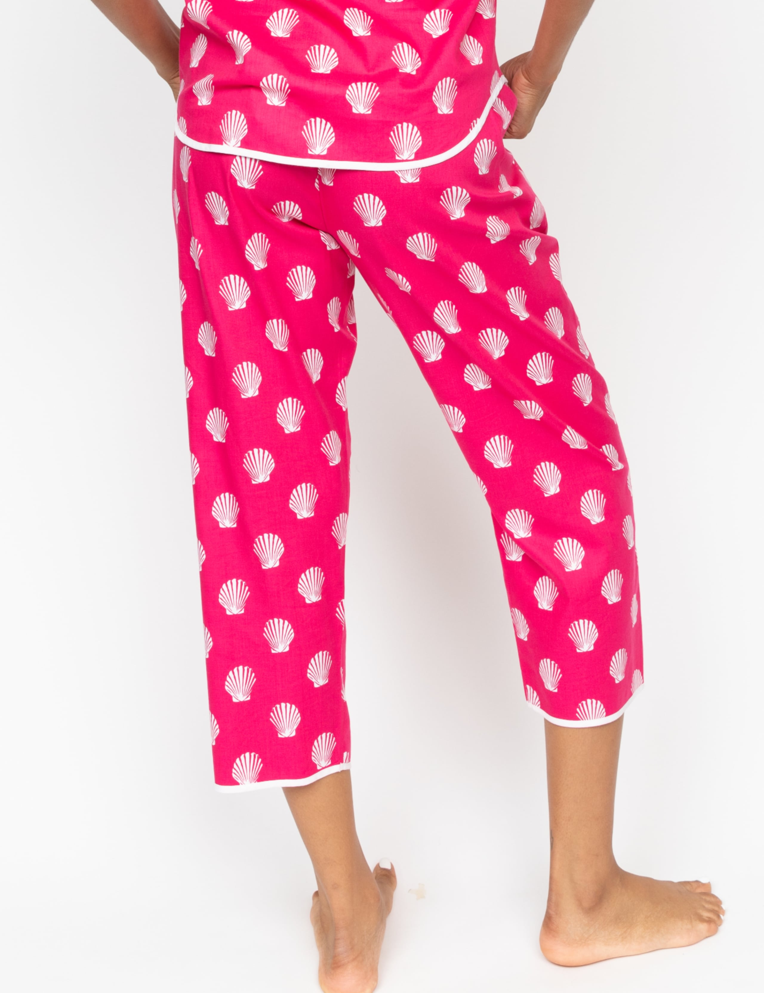 Cotton Modal Shell Print Pyjama Bottoms 3 of 3