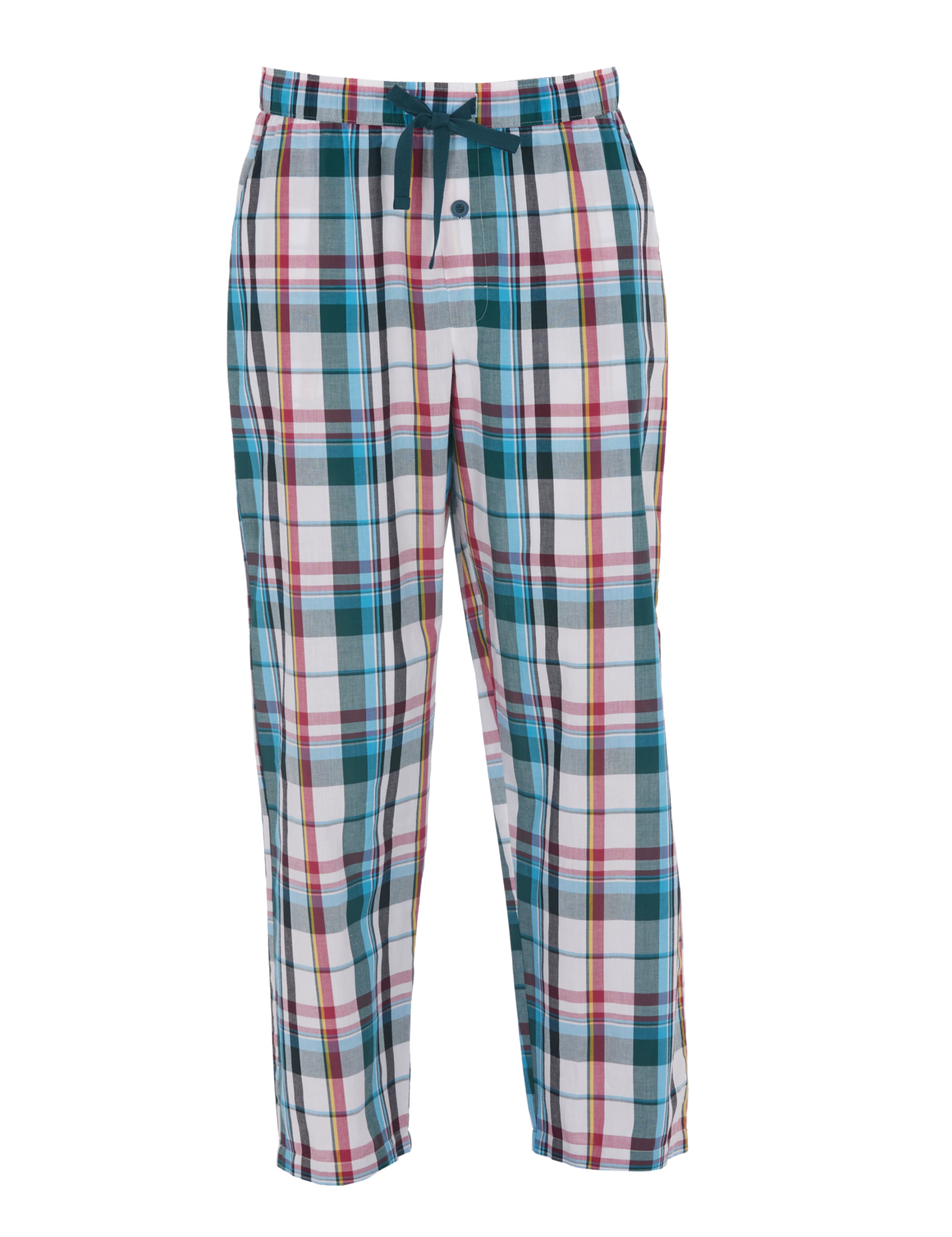 Pure Cotton Checked Pyjama Bottoms 2 of 3