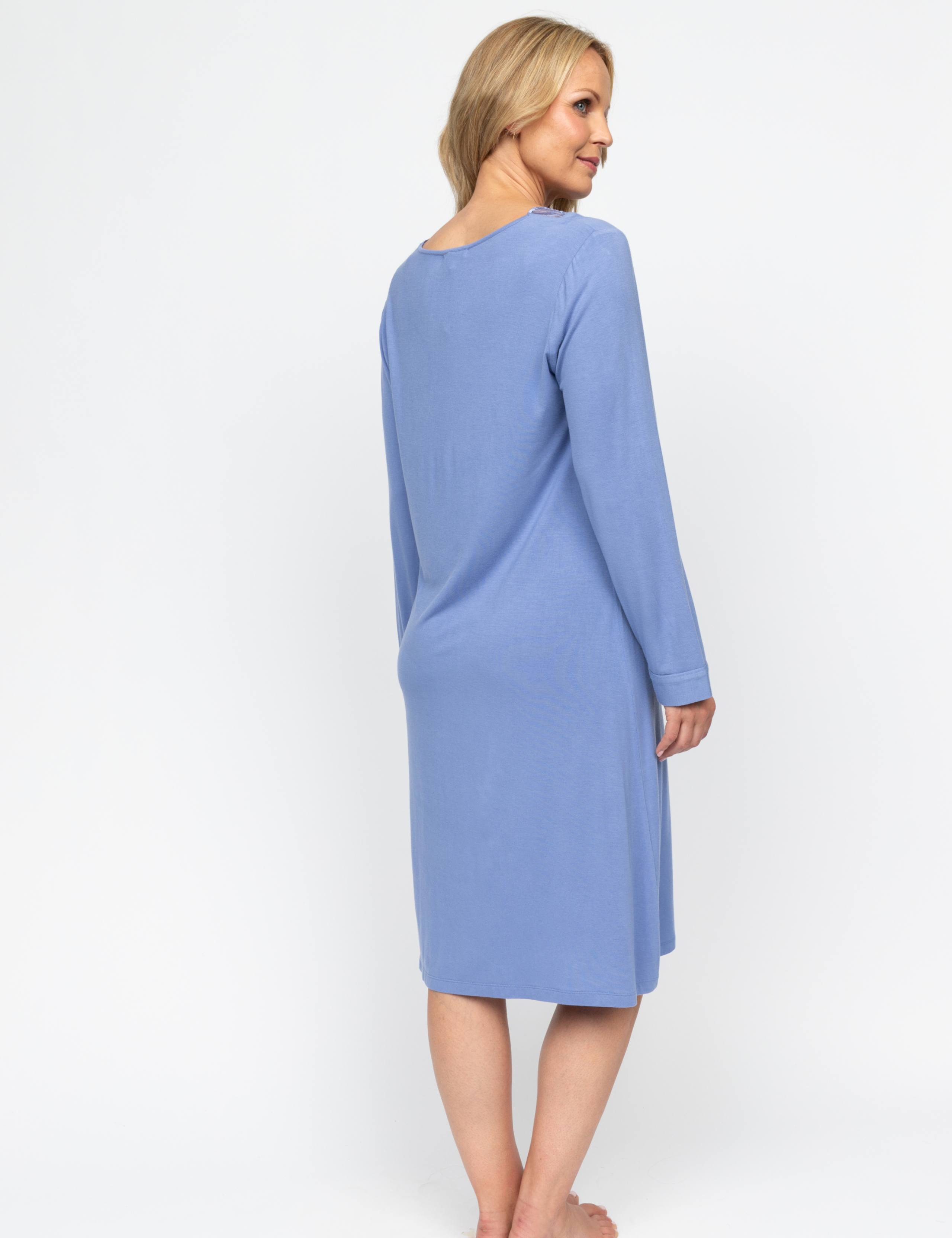 Modal Rich Jersey Lace Detail Nightdress 3 of 4
