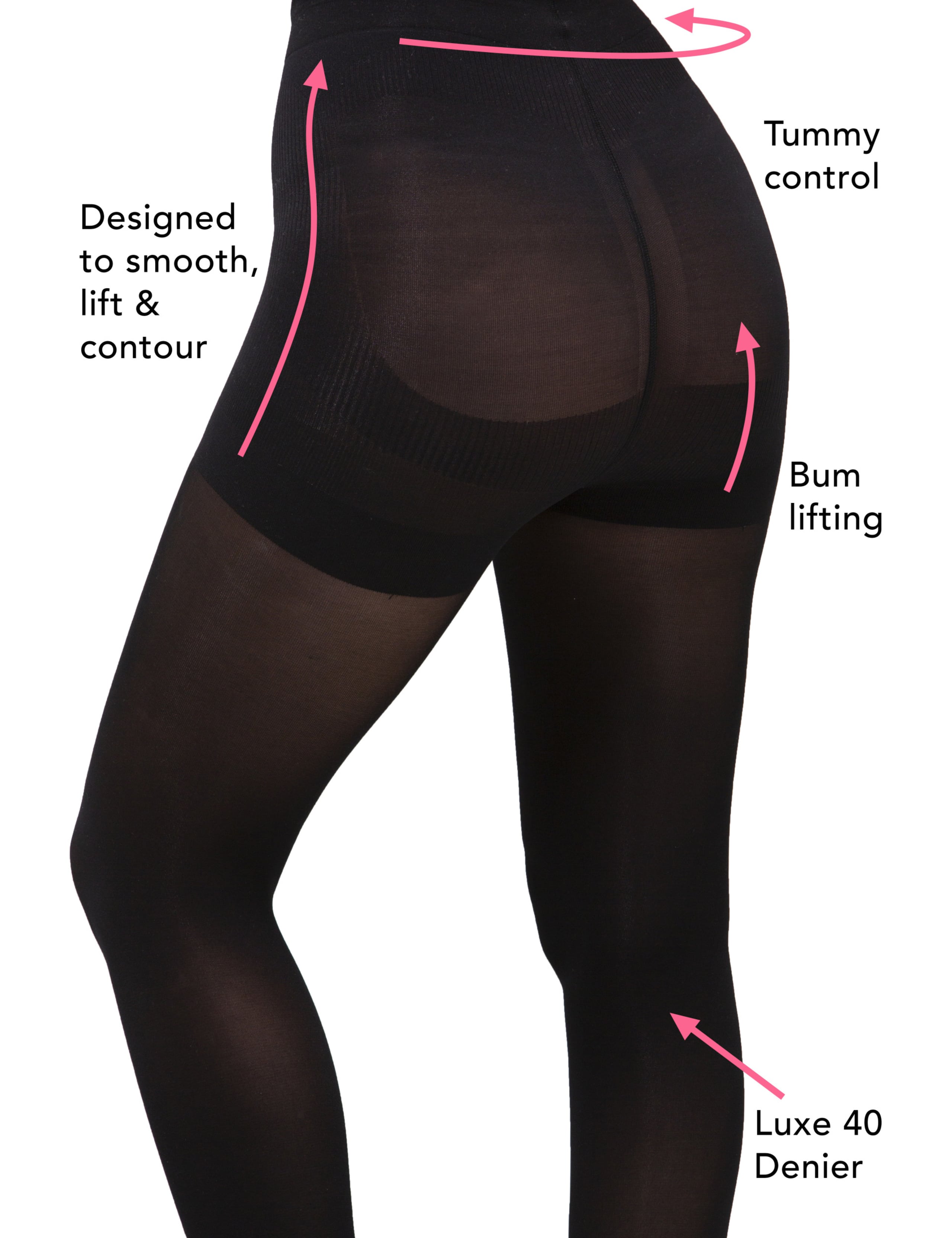 40 Denier Body Shaping Tights 3 of 4
