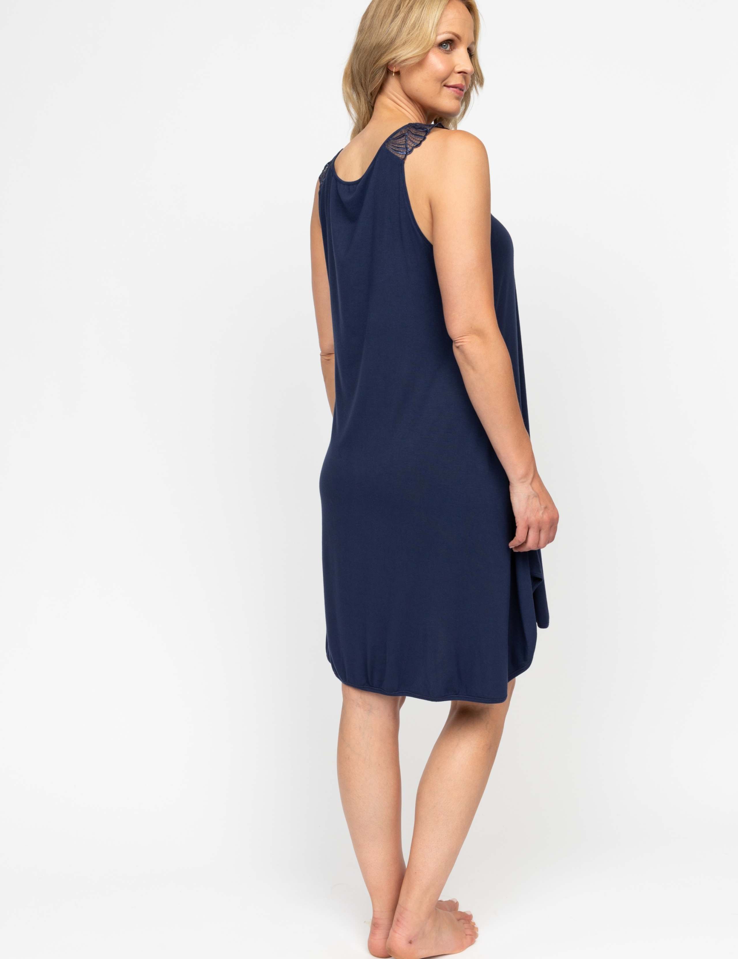 Jersey Lace Trim Strappy Nightdress 4 of 4