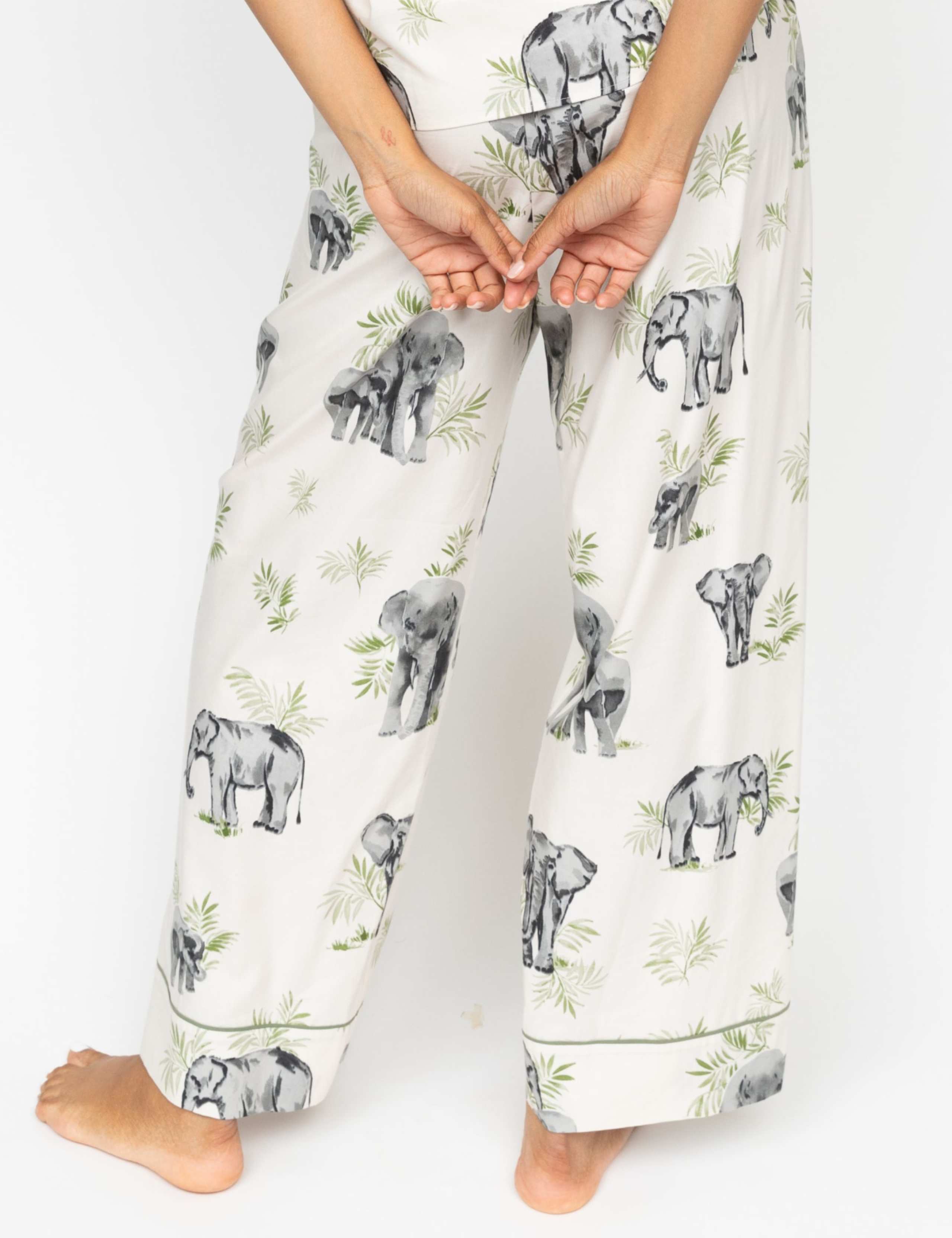 Cotton Rich Elephant Pyjama Bottoms 3 of 4
