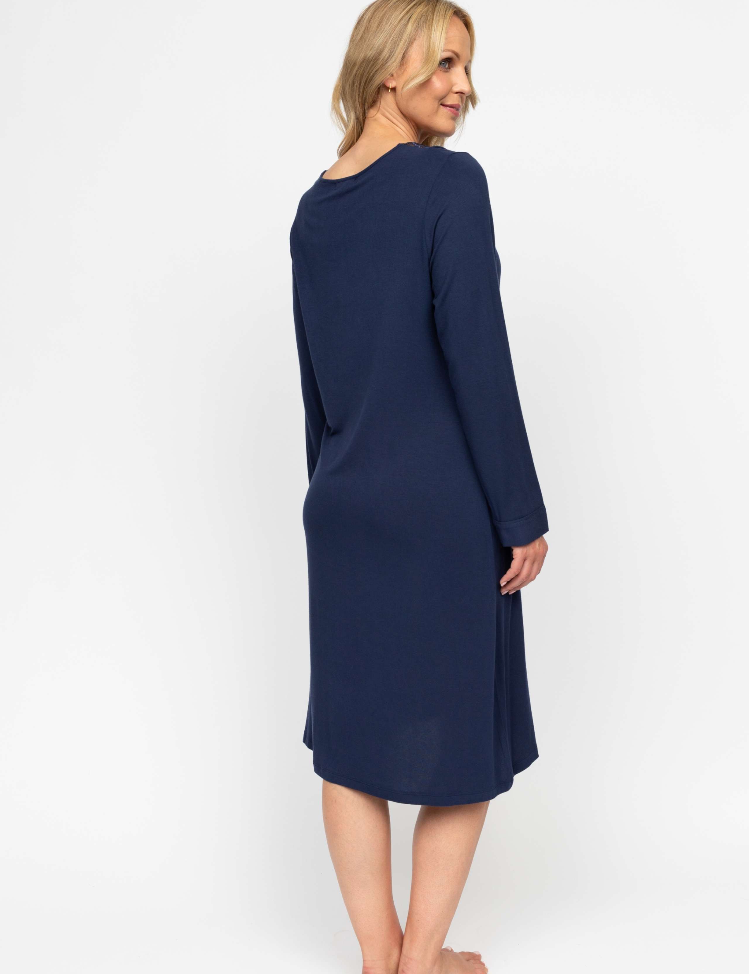 Modal Rich Long Sleeve Nightdress 4 of 4