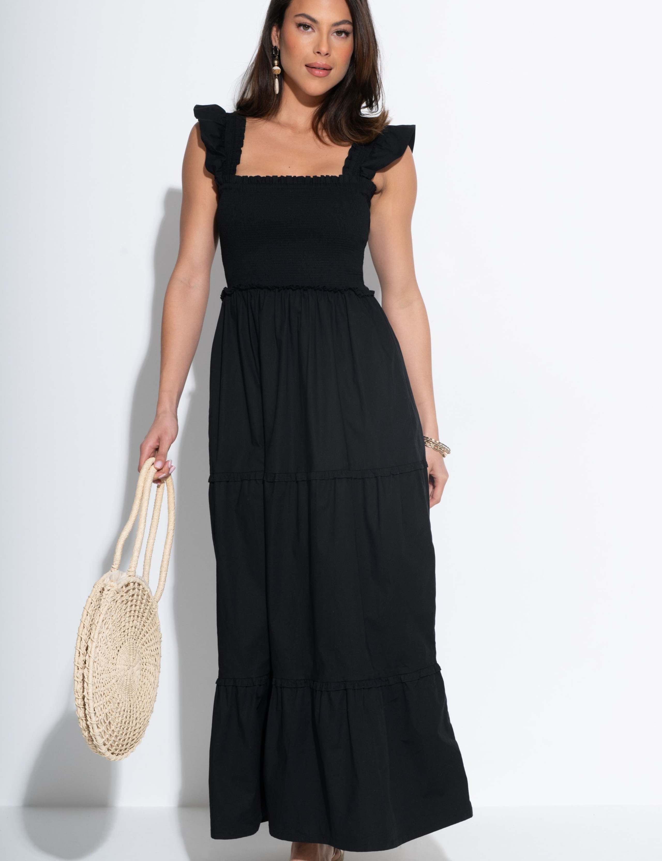 Pure Cotton Square Neck Maxi Beach Dress 6 of 8