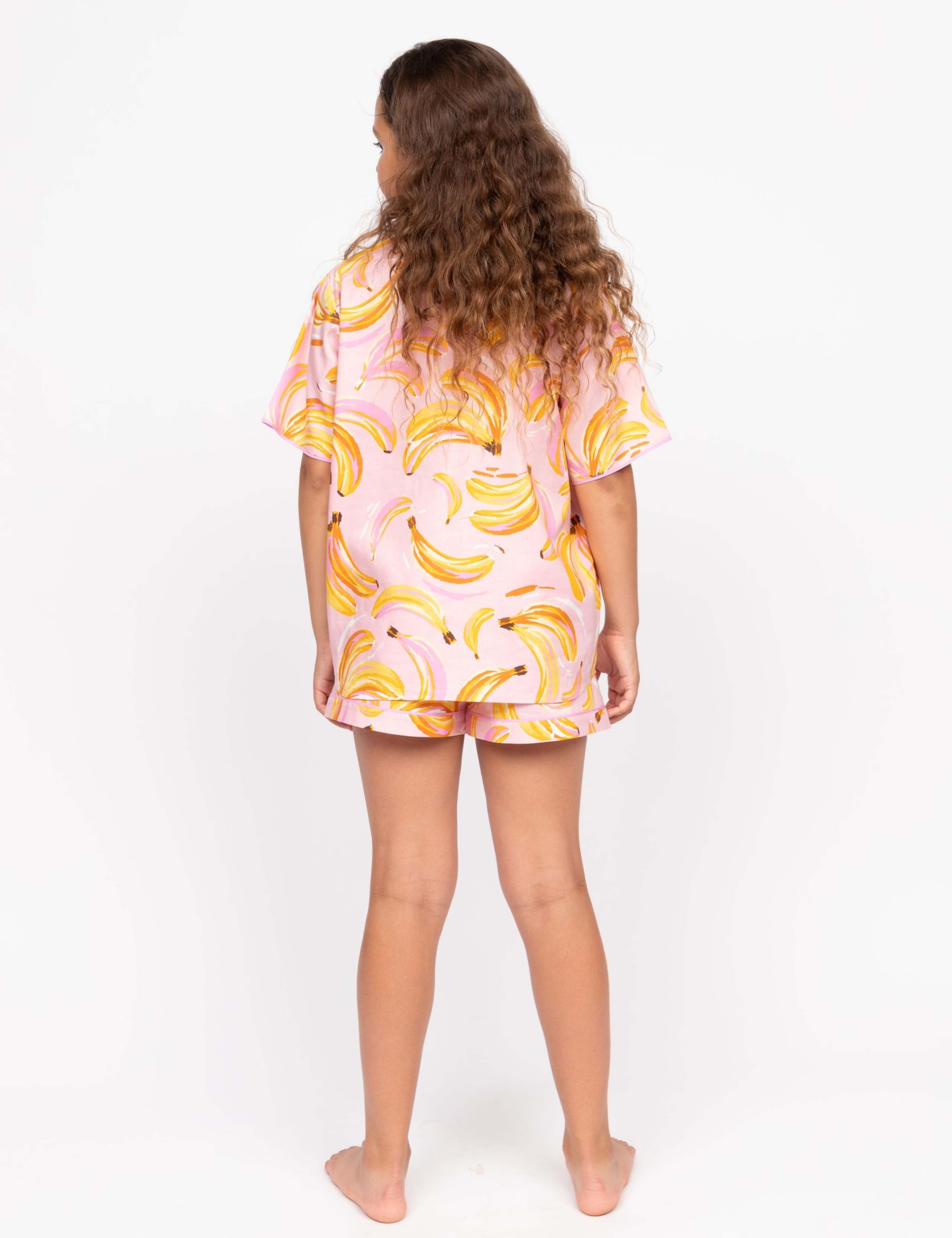 Cotton Rich Banana Revere Pyjamas (2-13 Yrs) 4 of 4