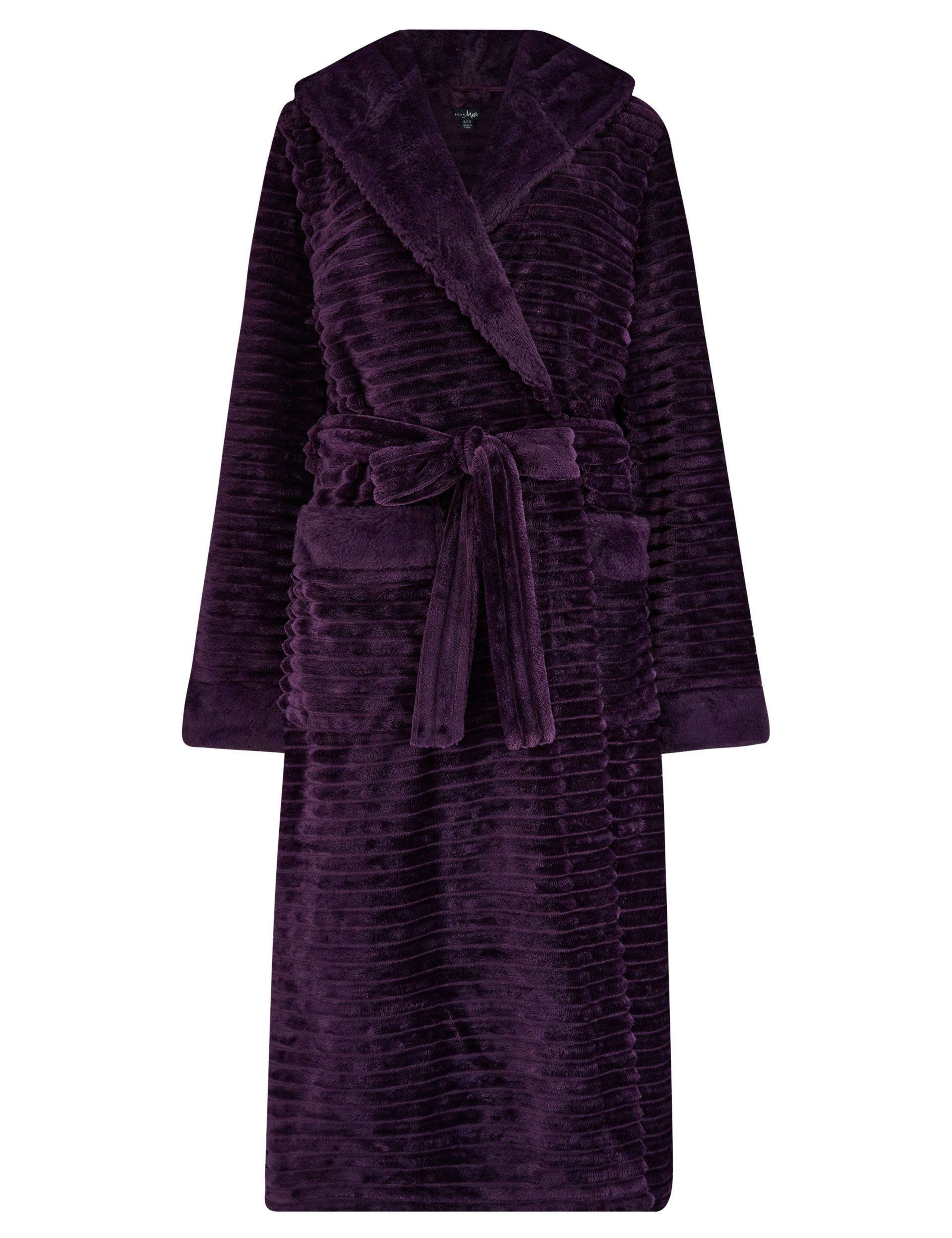 Ribbed Fleece Dressing Gown 2 of 6