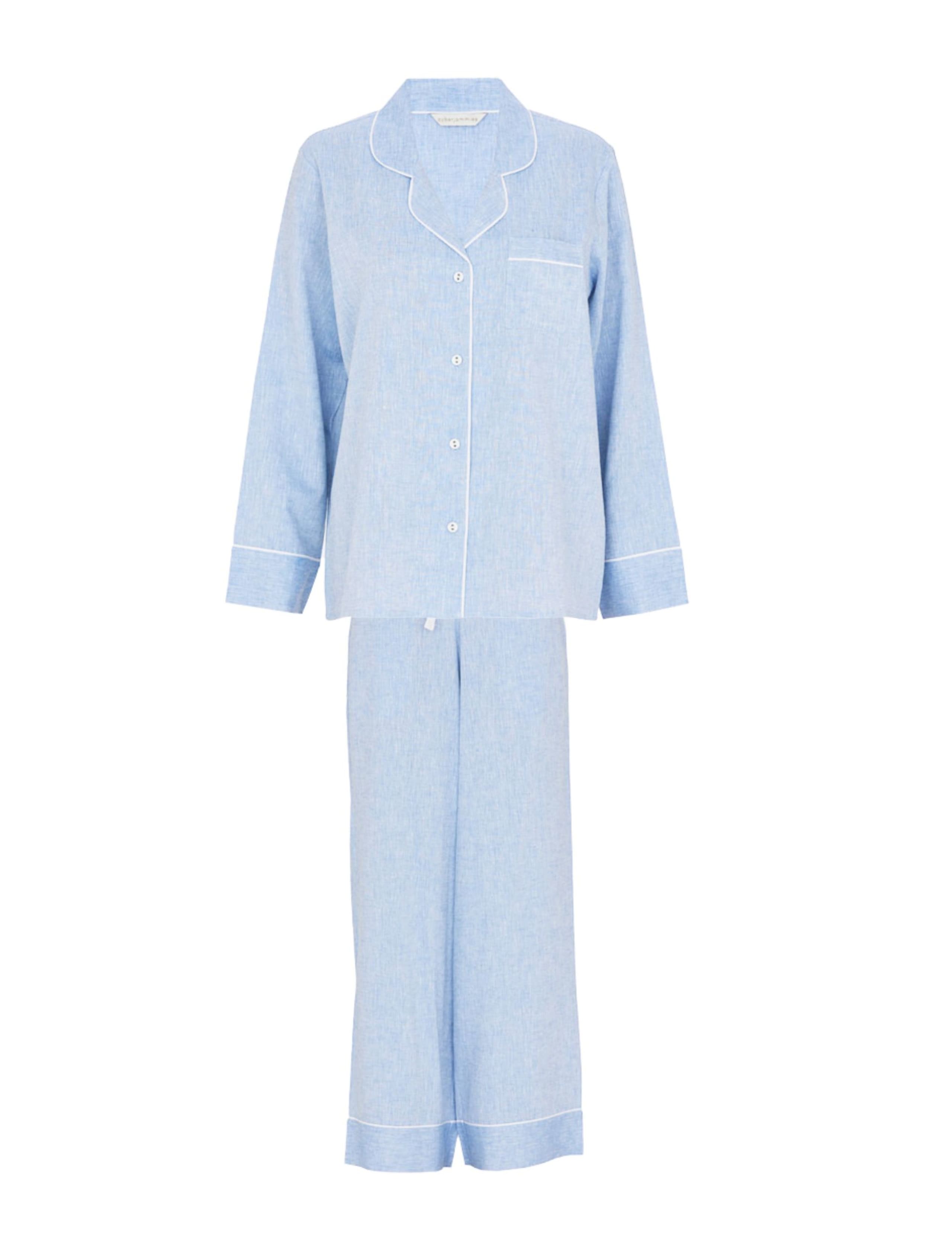 Linen Blend Pyjama Set 2 of 4