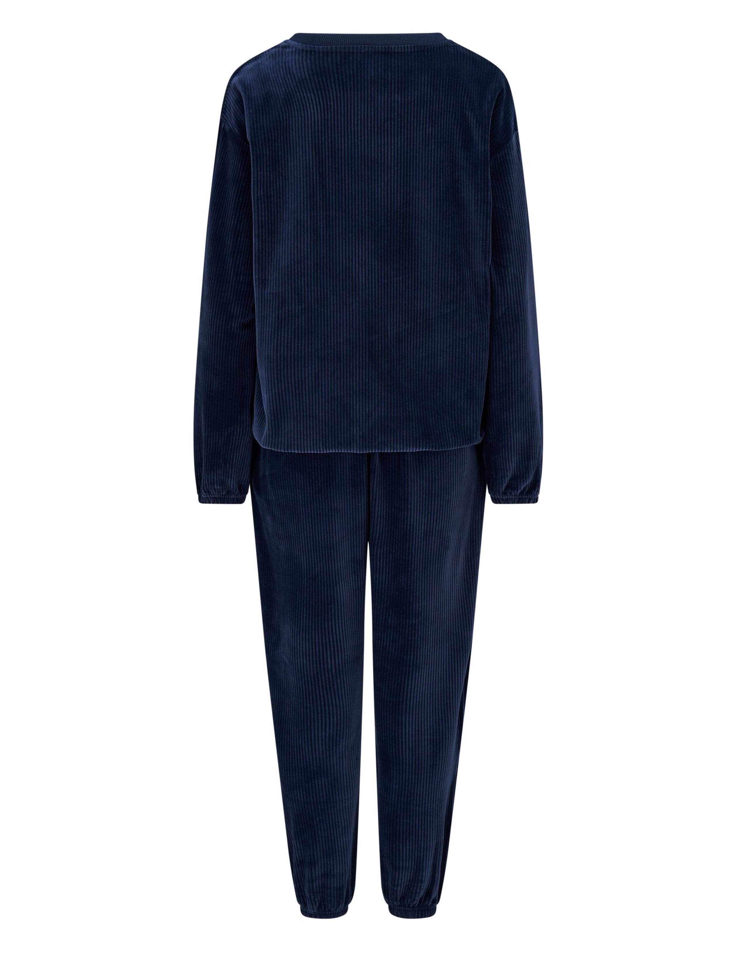 Ribbed Fleece Lounge Set 10 of 10