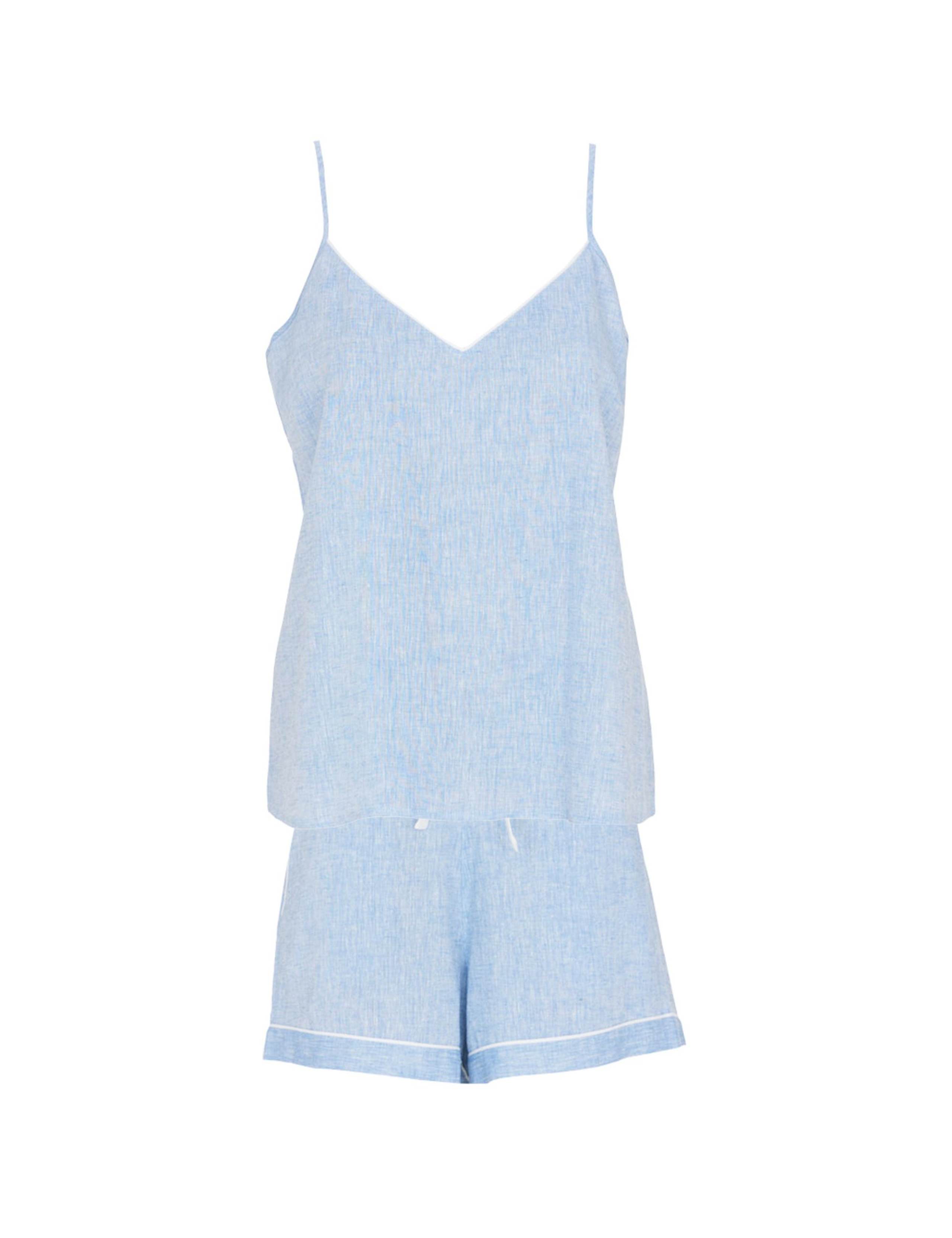 Linen Blend Camisole Shortie Set 2 of 4