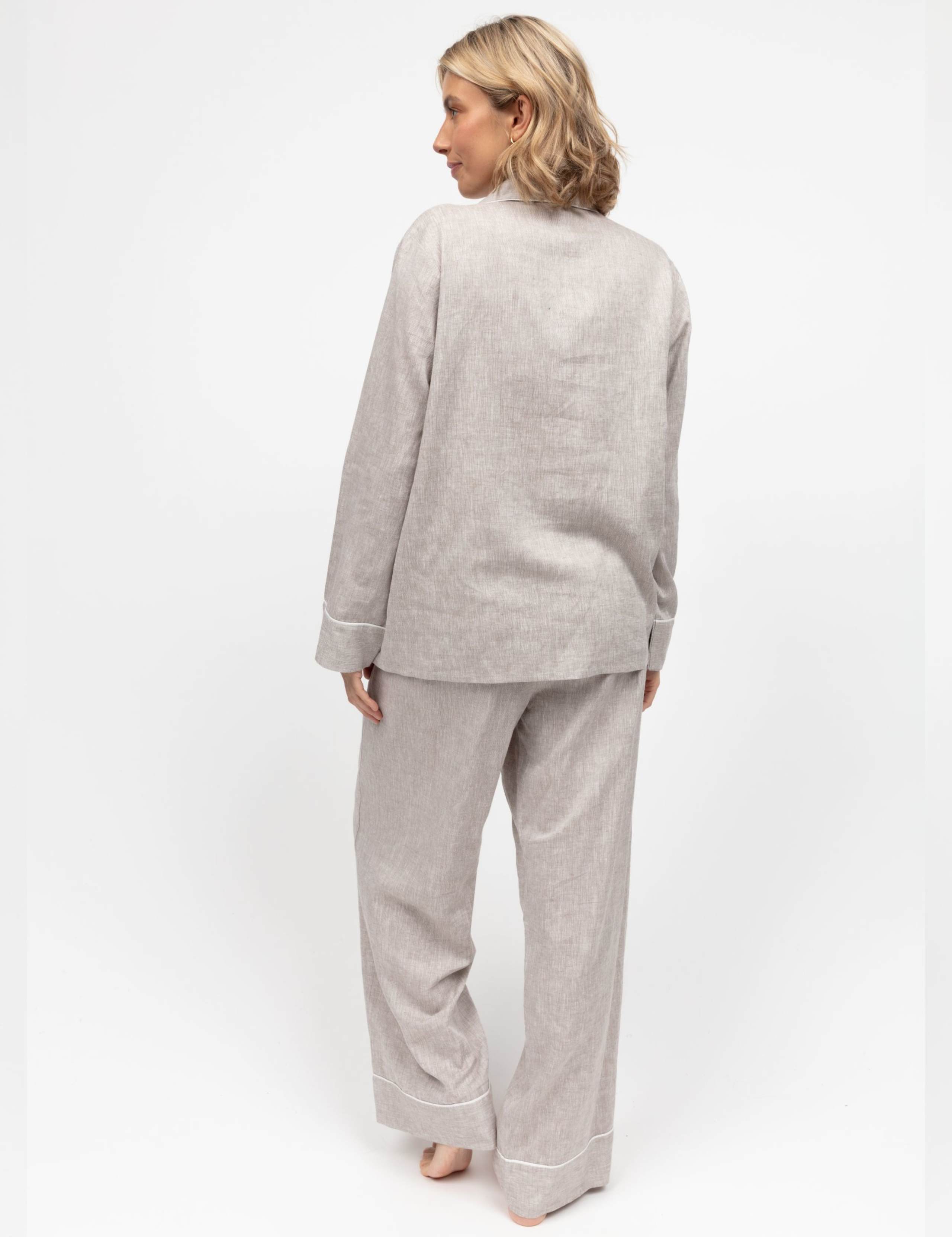 Linen Blend Pyjama Set 4 of 4