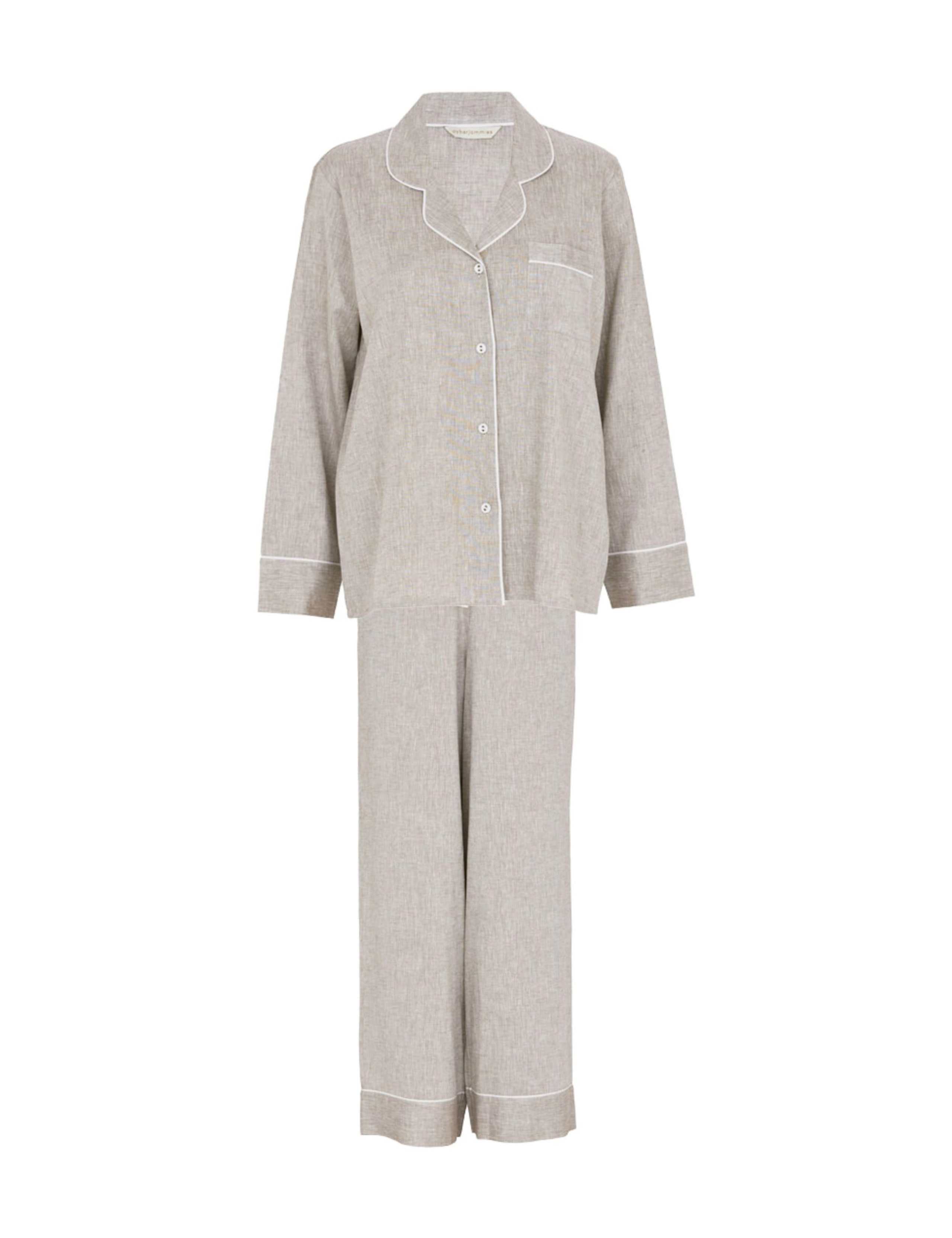 Linen Blend Pyjama Set 2 of 4