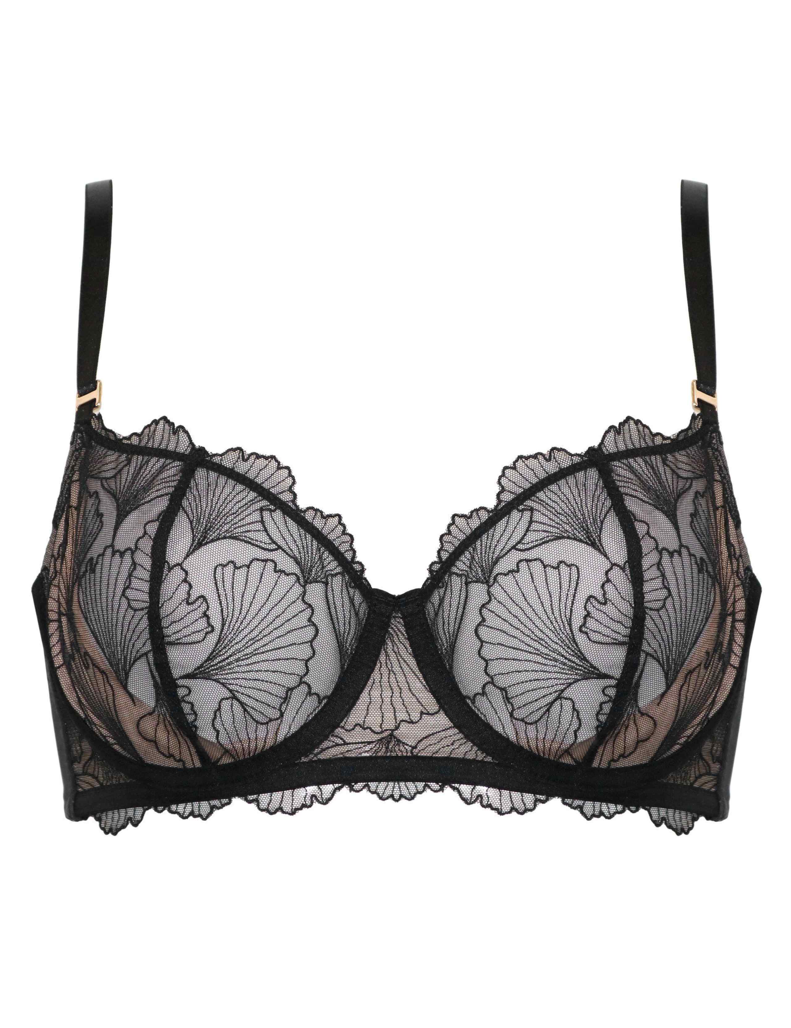 Ember Embroidered Lace Bra 2 of 12