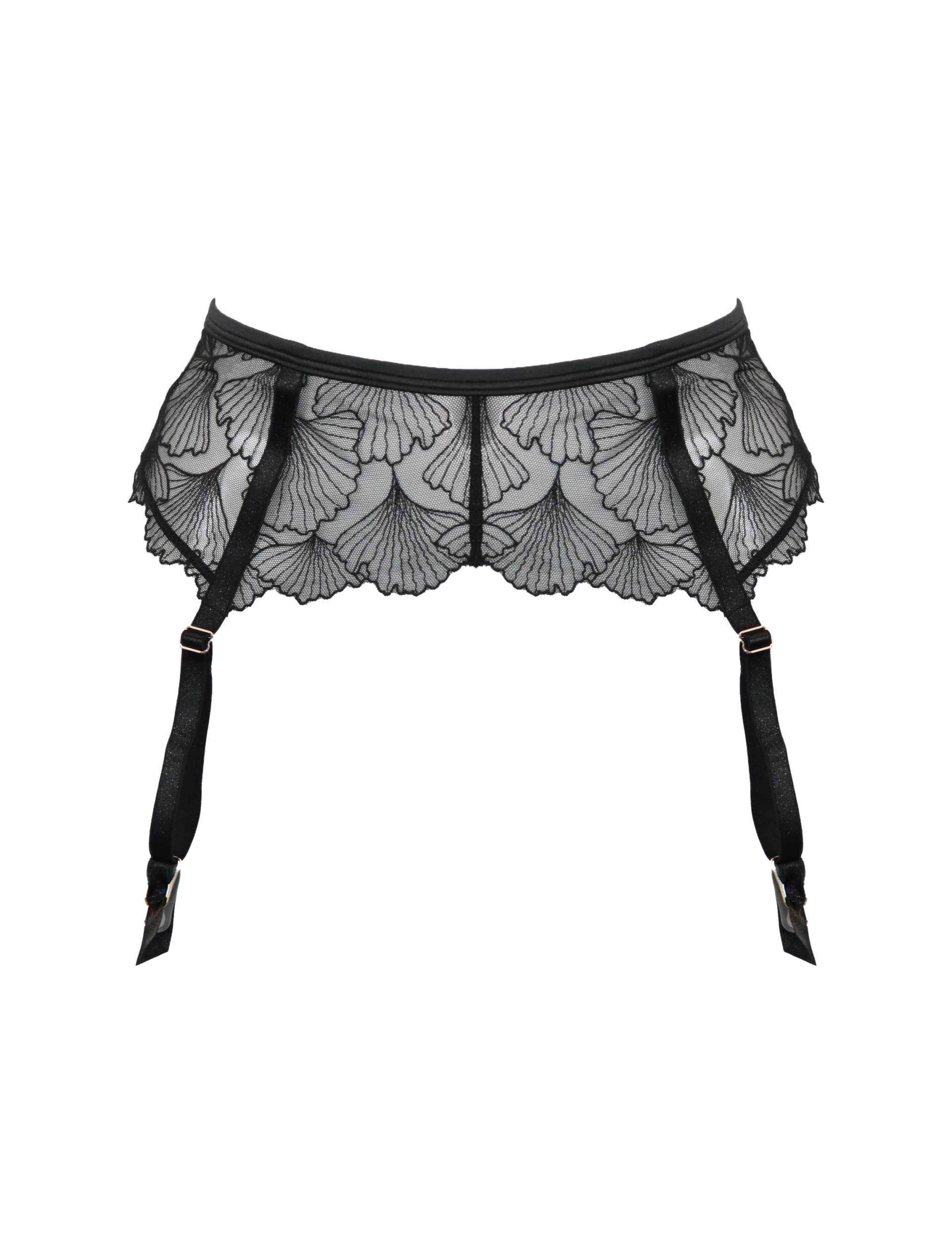 Ember Embroidered Lace Suspender 2 of 8