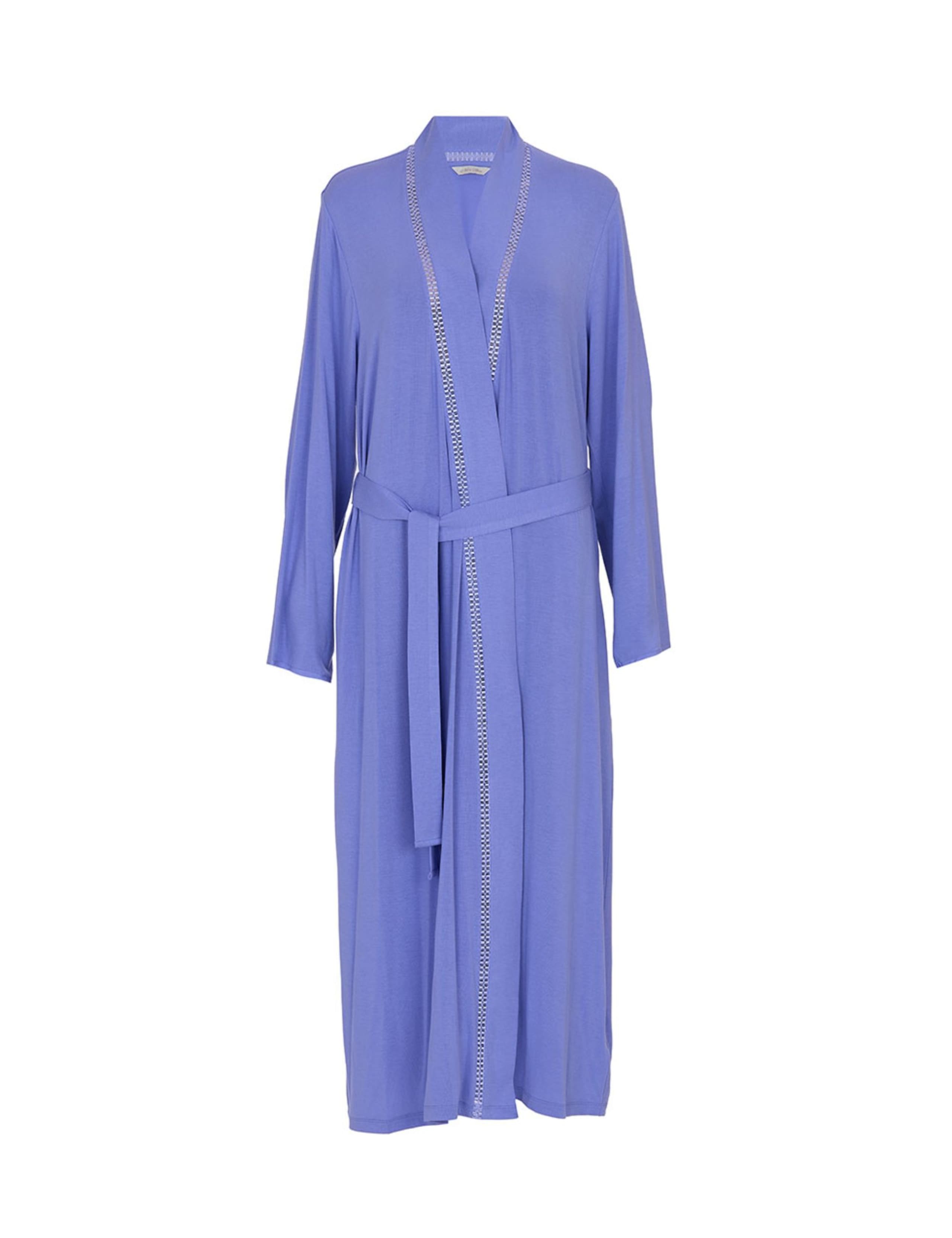 Modal Rich Jersey Textured Trim Dressing Gown 2 of 3