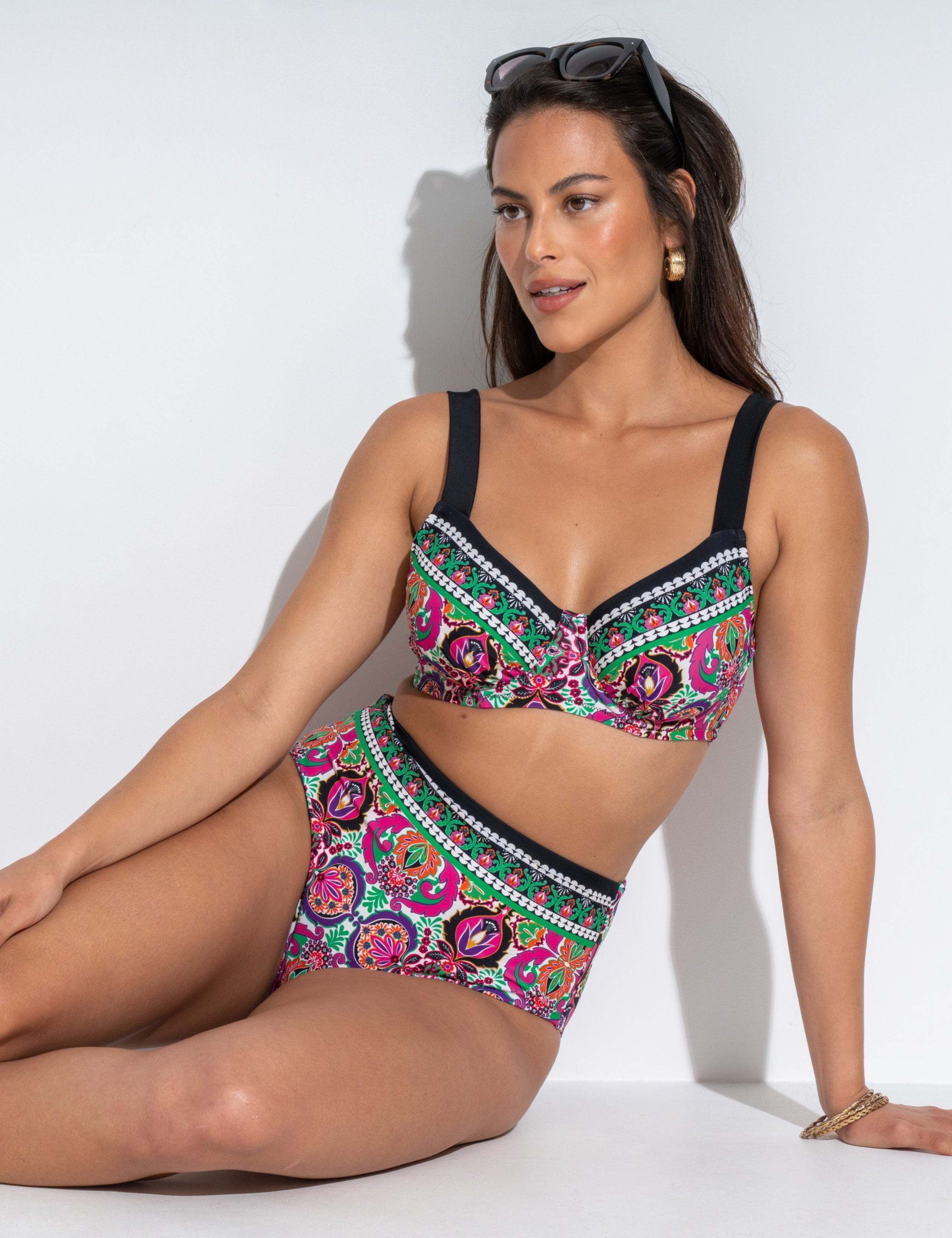 Maldives Wired Ring Detail Bikini Top C-G 3 of 9