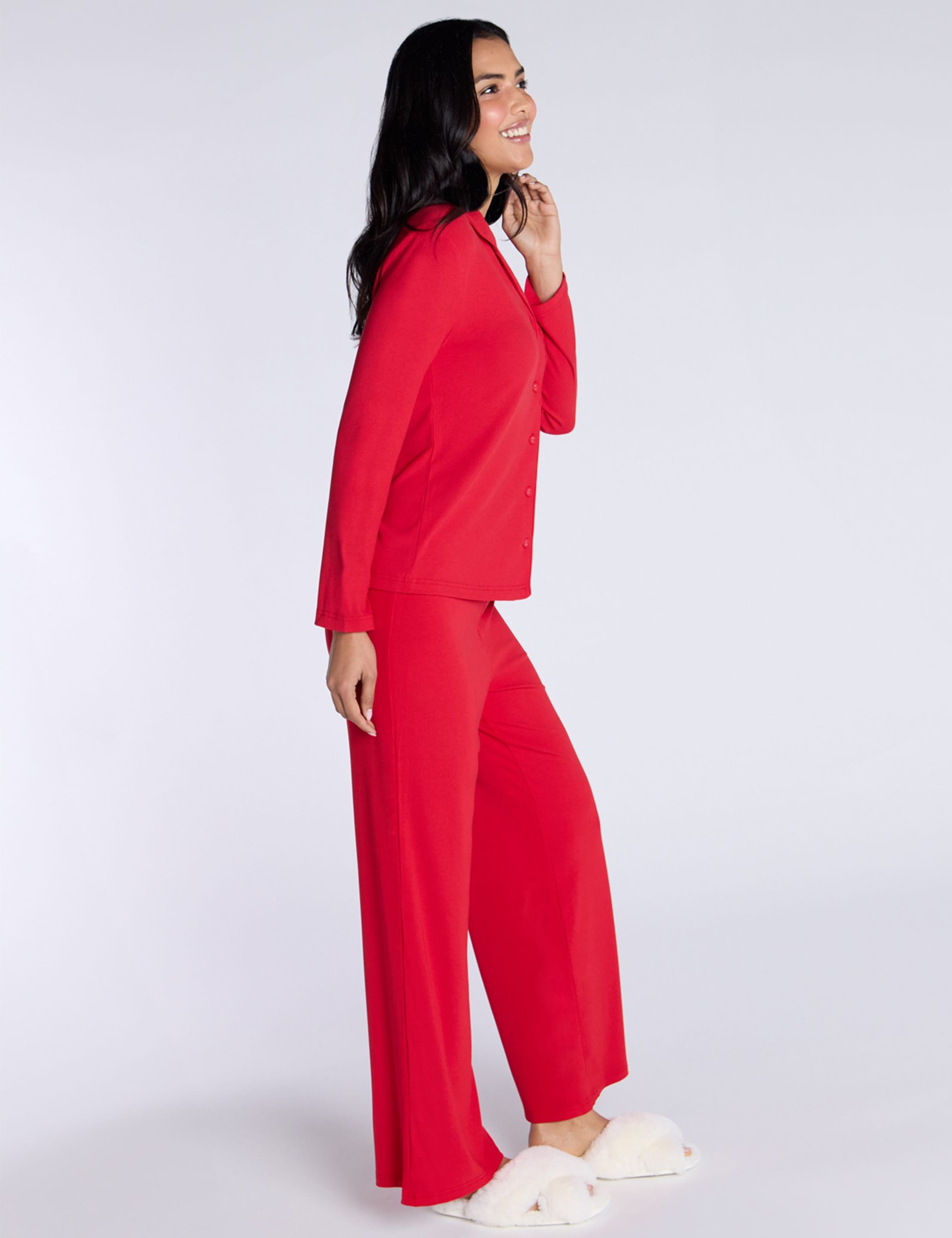 Modal Rich Ribbed Pyjama Top 4 of 5