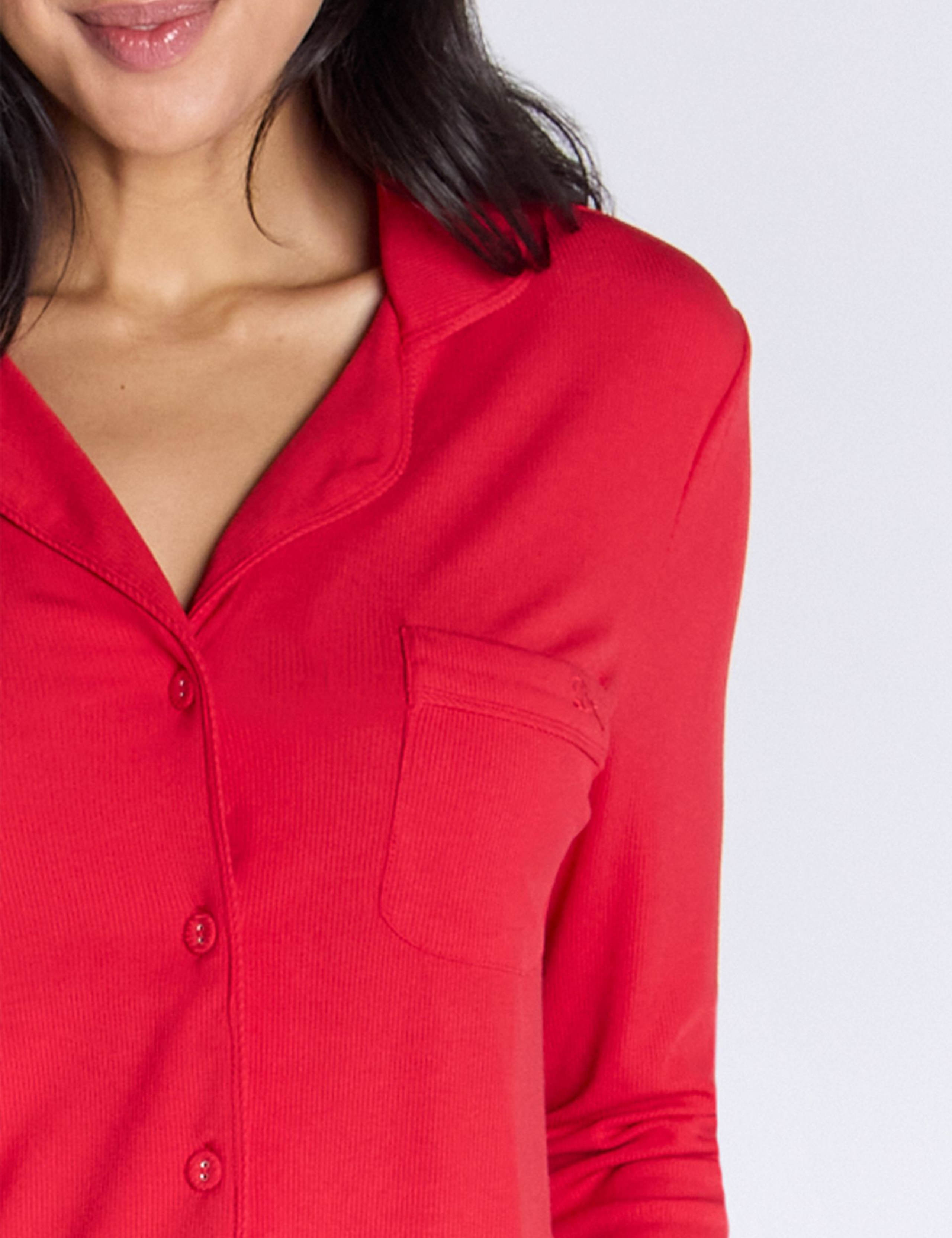 Modal Rich Ribbed Pyjama Top 5 of 5